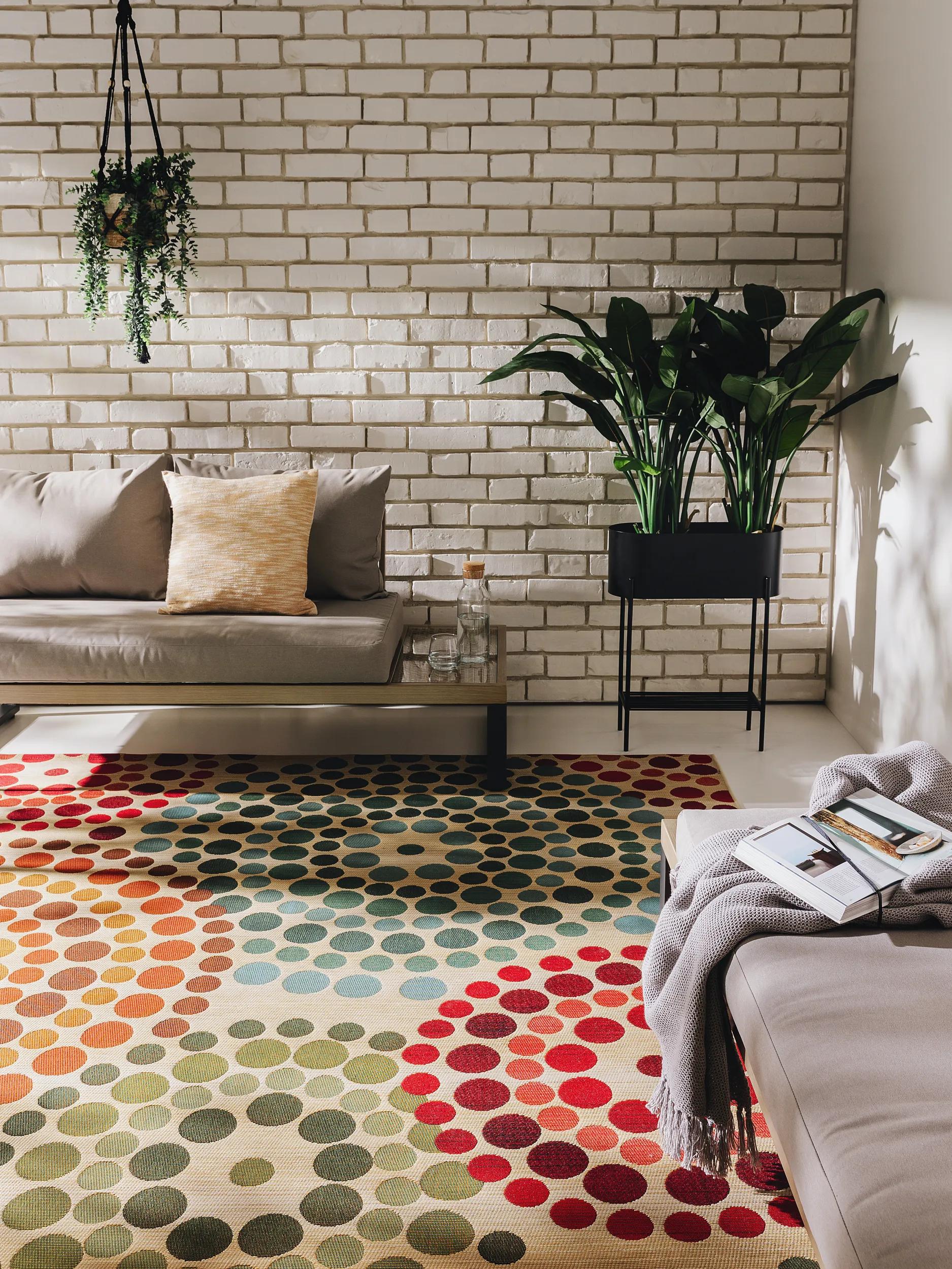 Covor de interior și exterior Artis – Bej/Multicolor