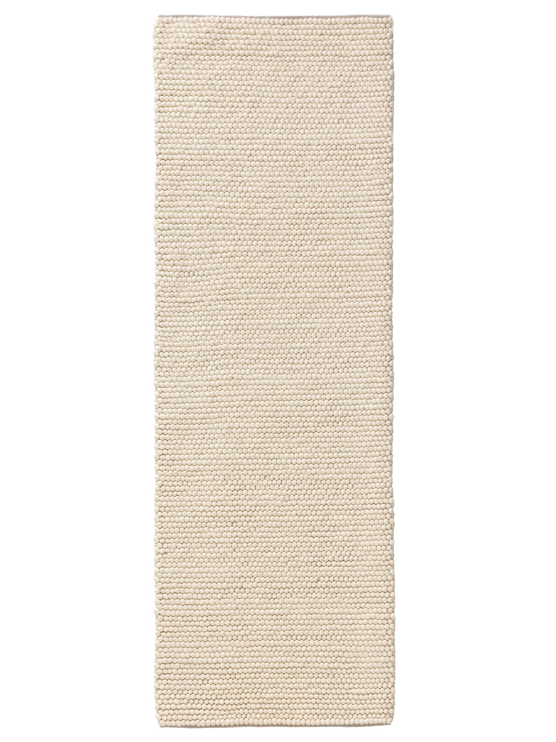 Traversă din lână Beads – Crem