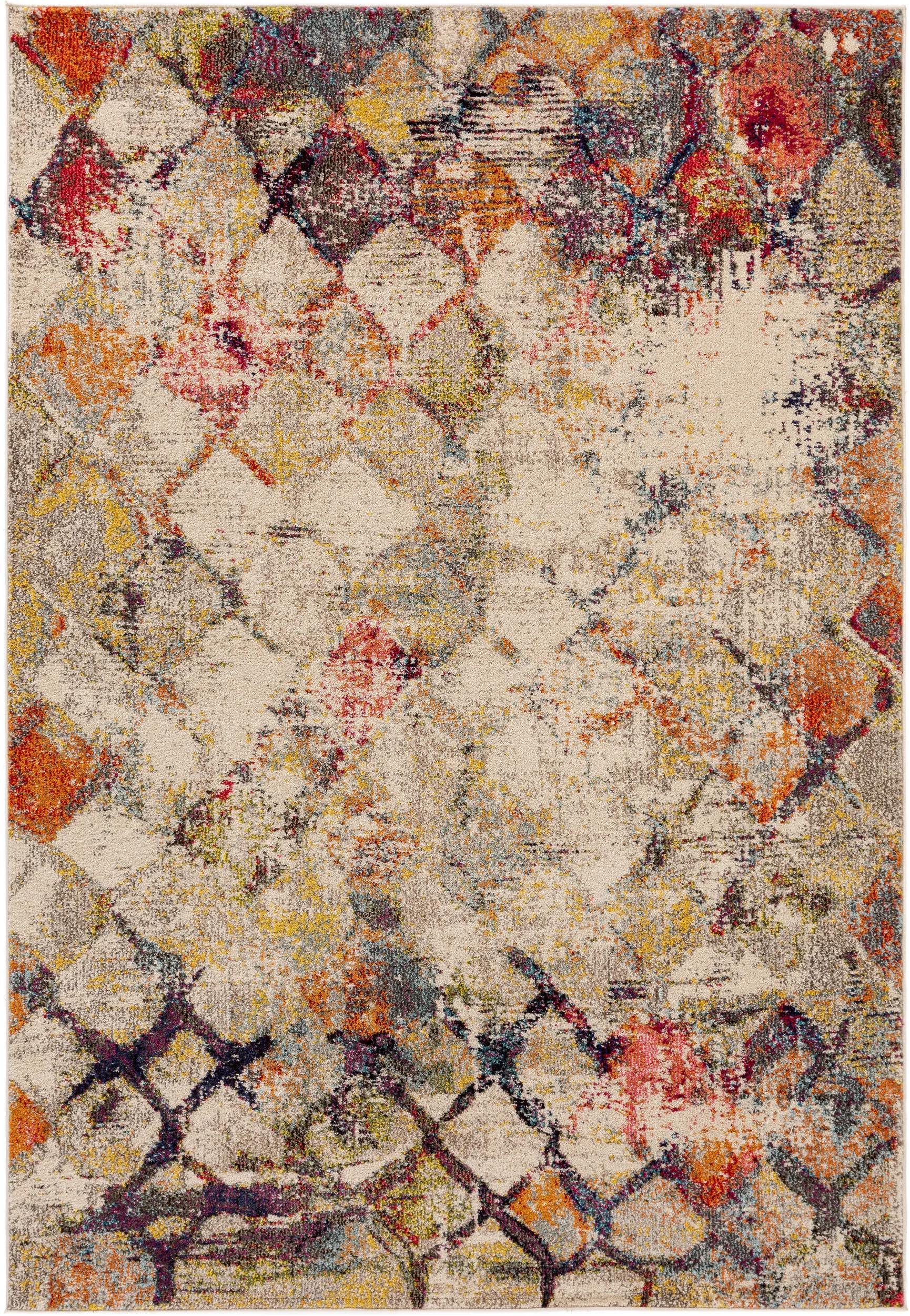 Covor Casa – Bej/Multicolor