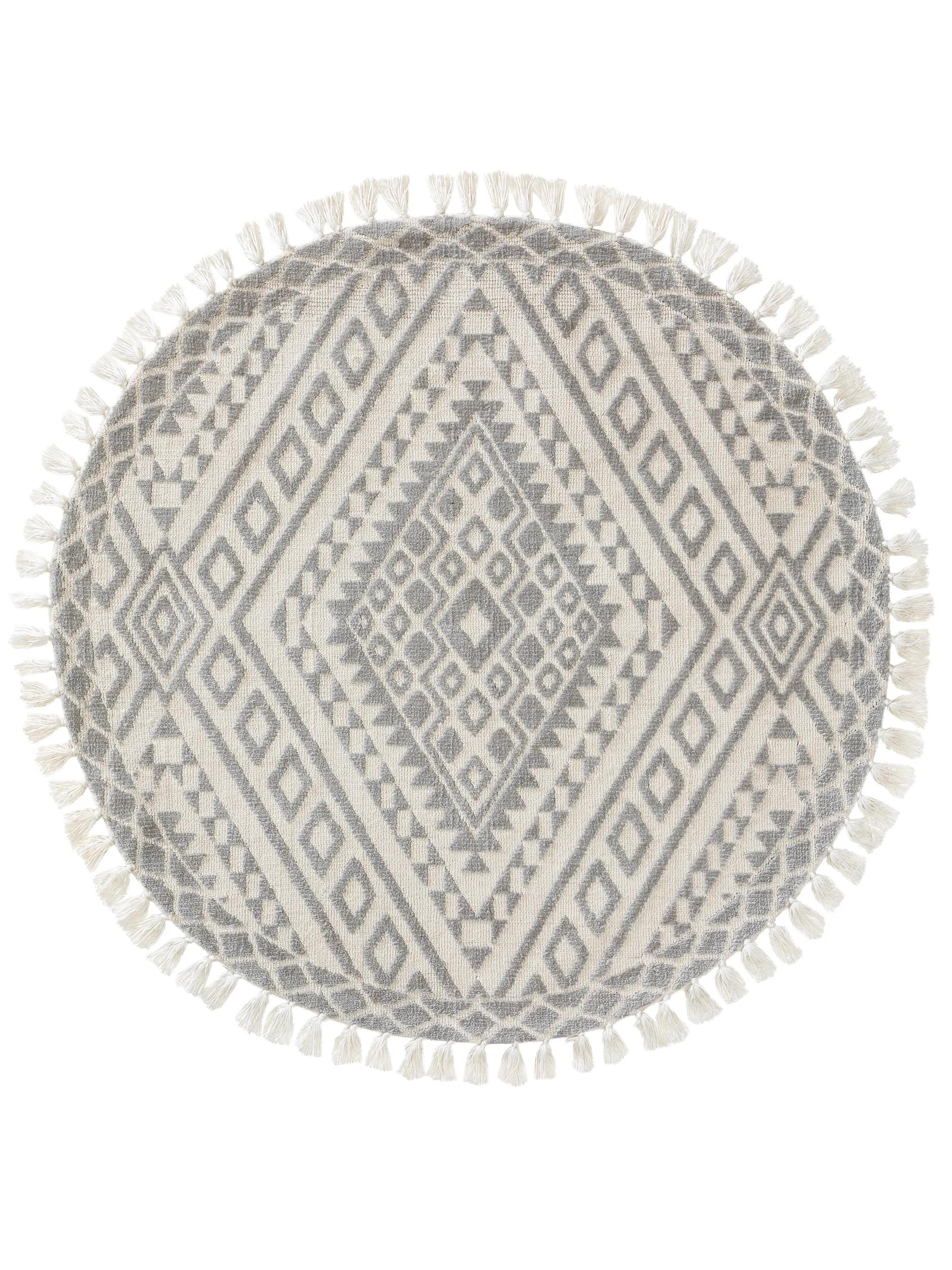 Covor rotund Elias – Gri