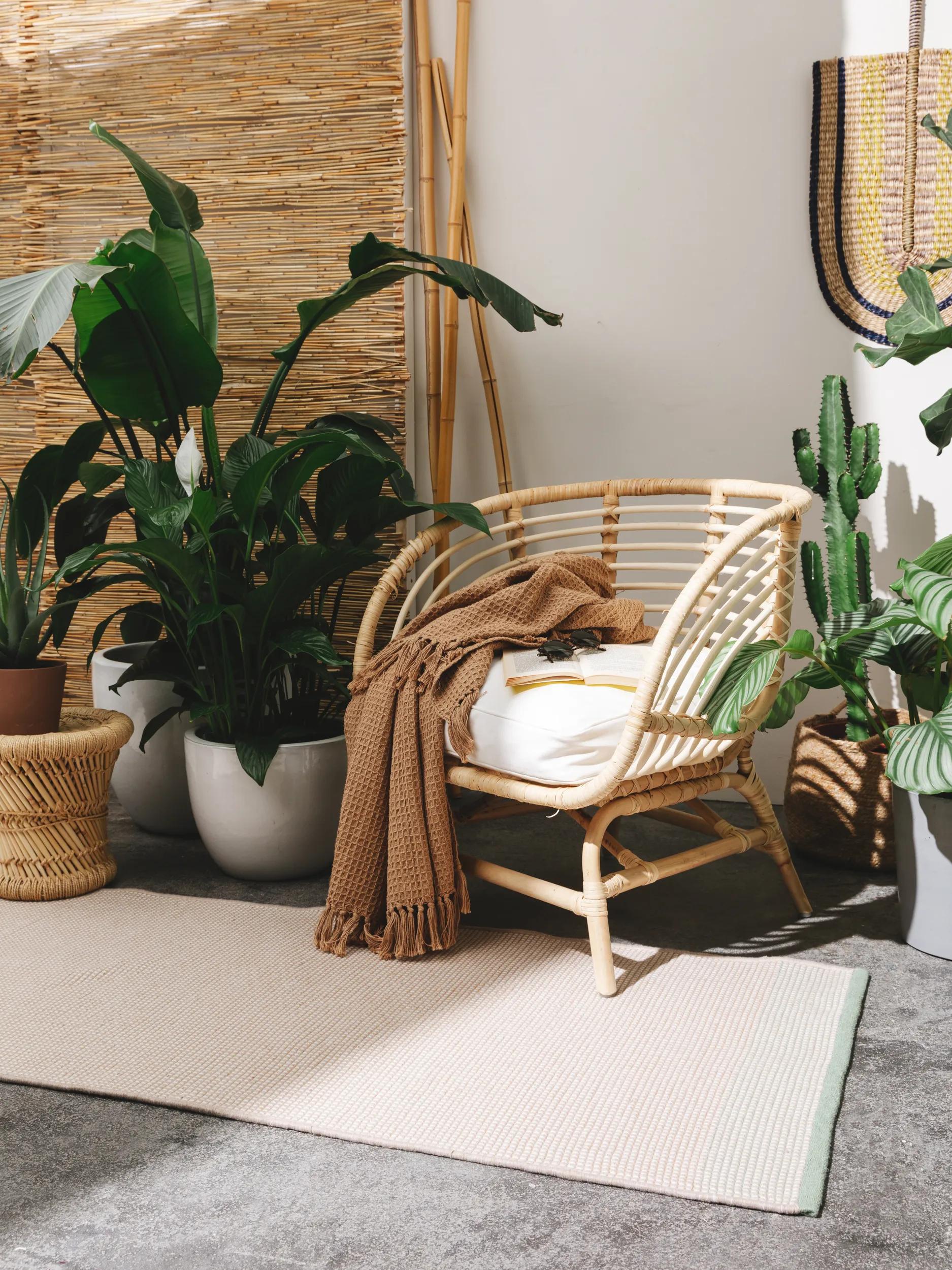 Traversă de interior și exterior Fion – Bej/Verde