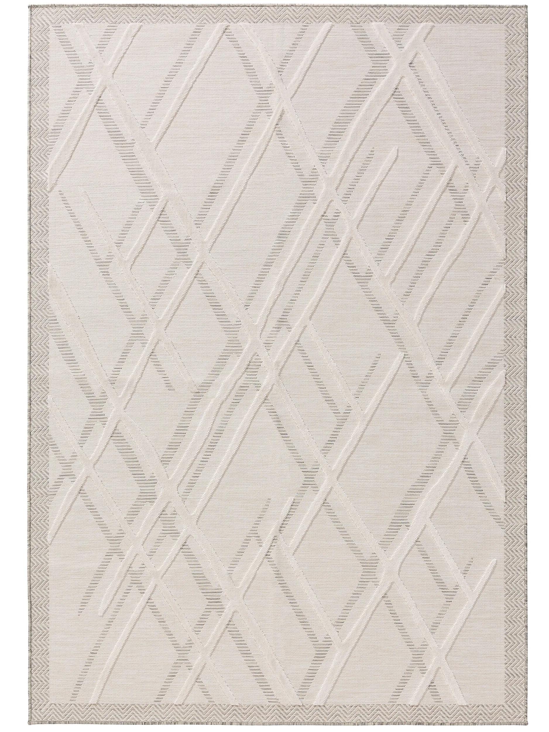 Covor de interior și exterior Flora – Crem