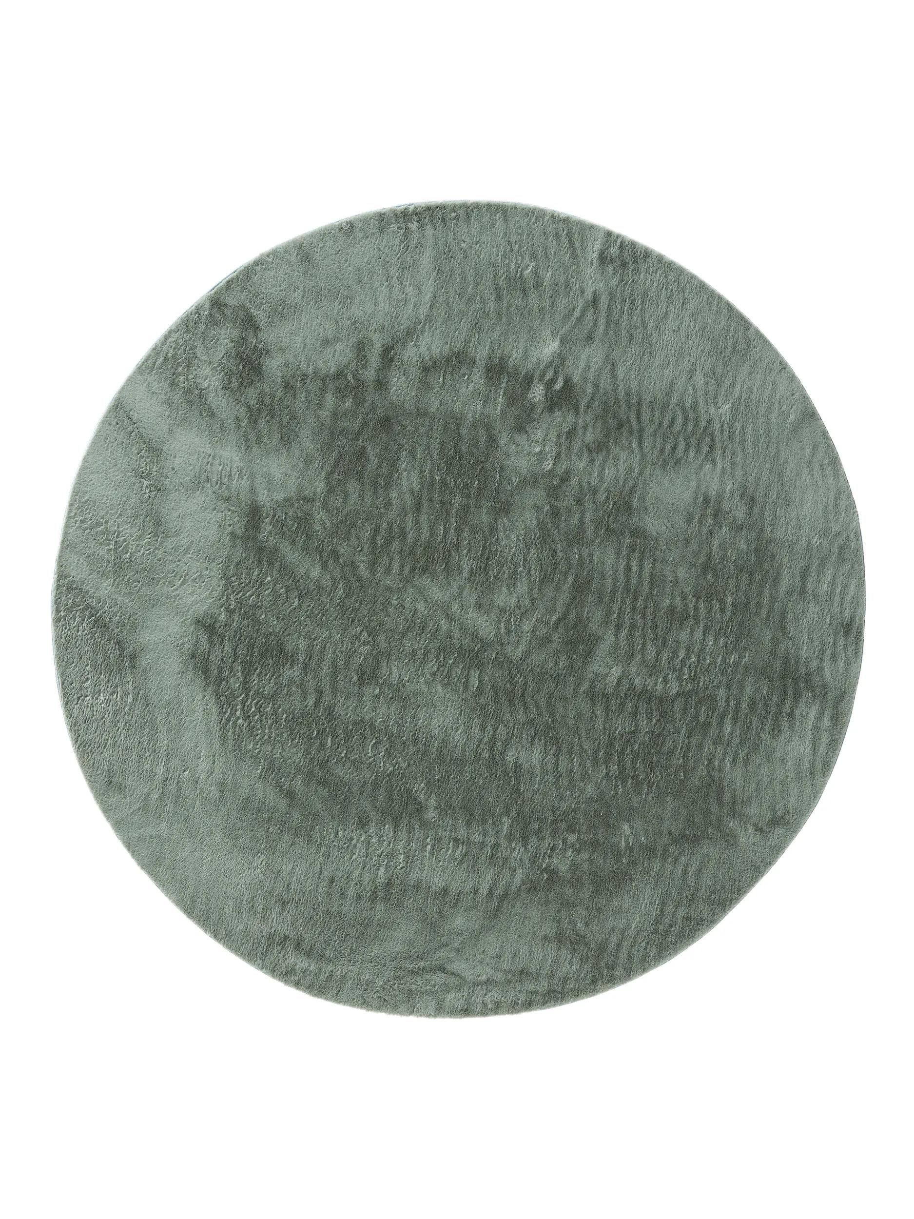 Covor din blană artificială Furry – Verde