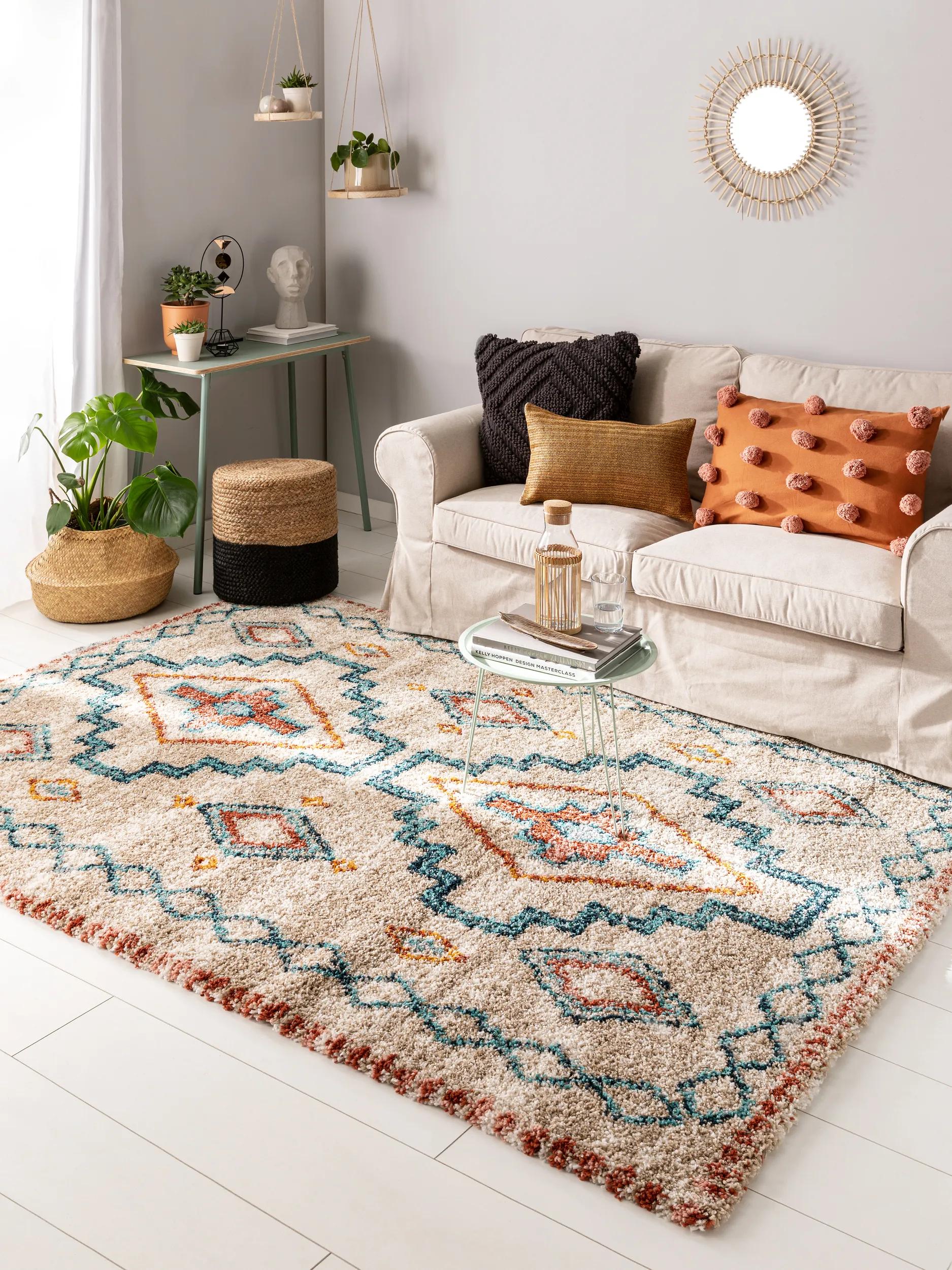 Covor shaggy Gobi – Multicolor
