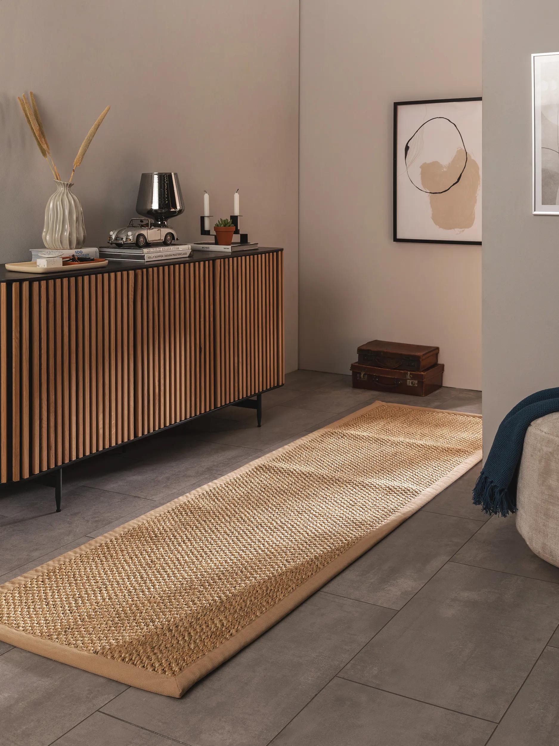 Traversă din sisal Greta – Crem