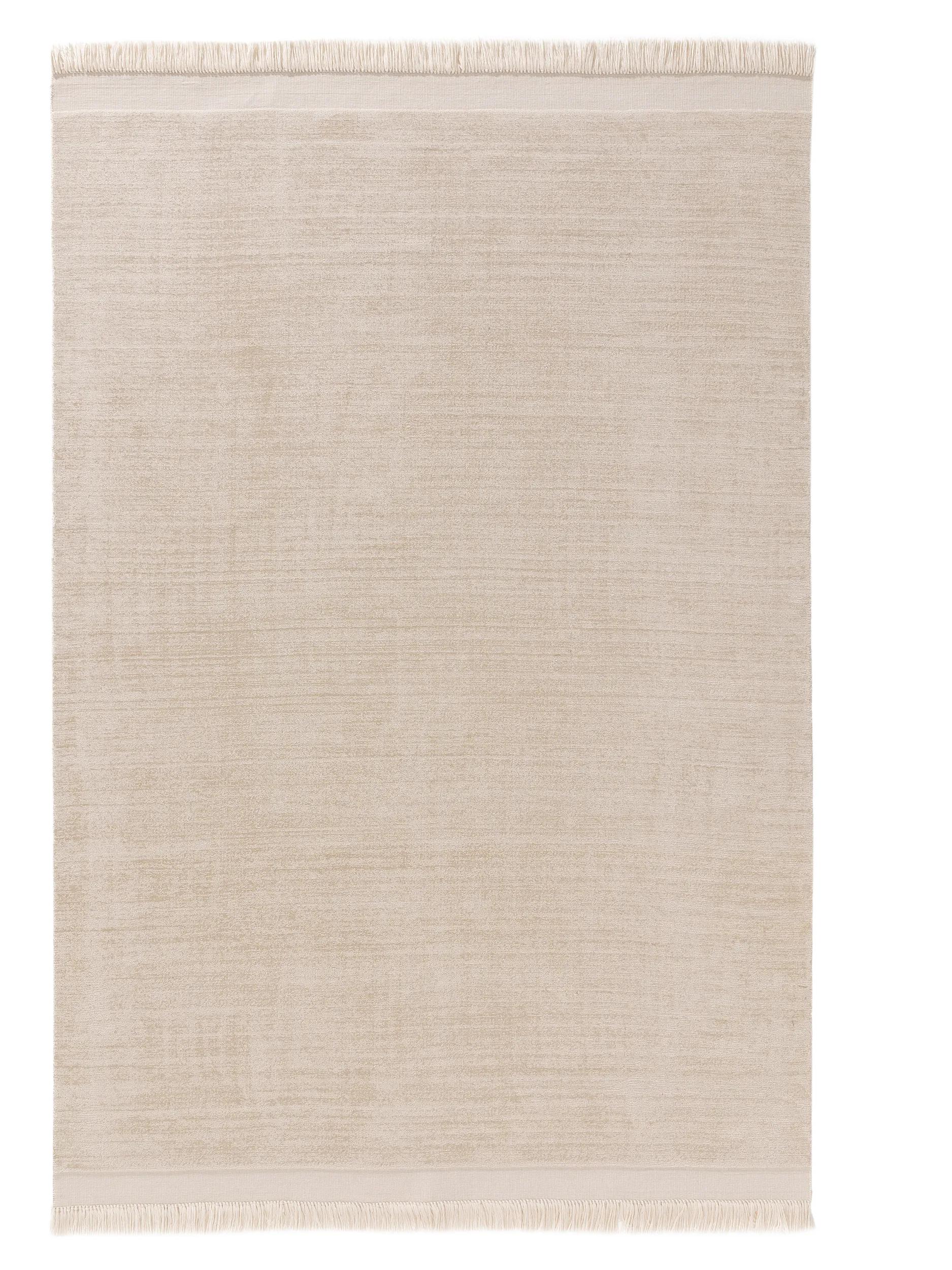 Covor din material reciclat Jade – Crem