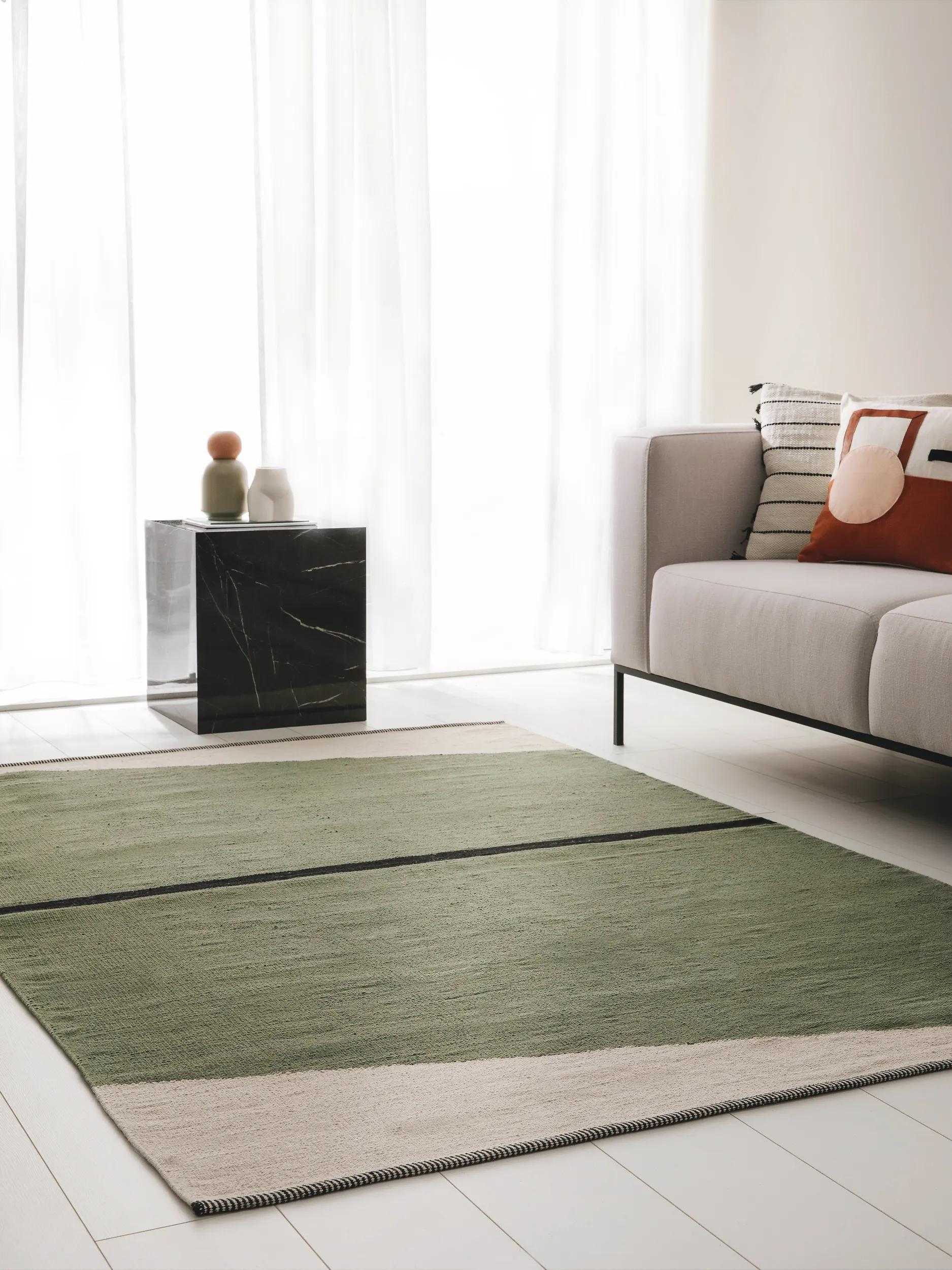 Covor din bumbac Lenny – Verde