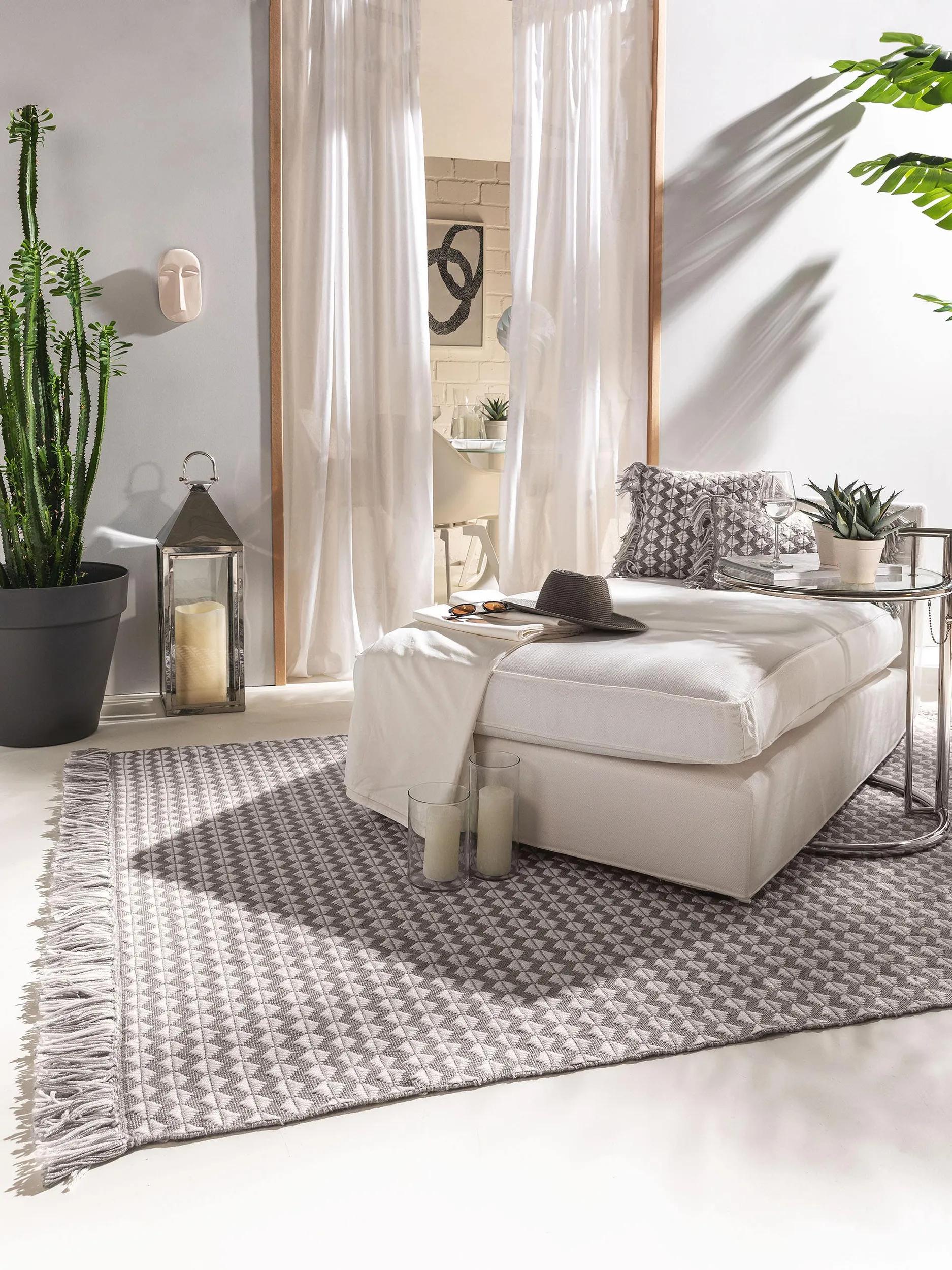 Covor din material reciclat Morty – Gri