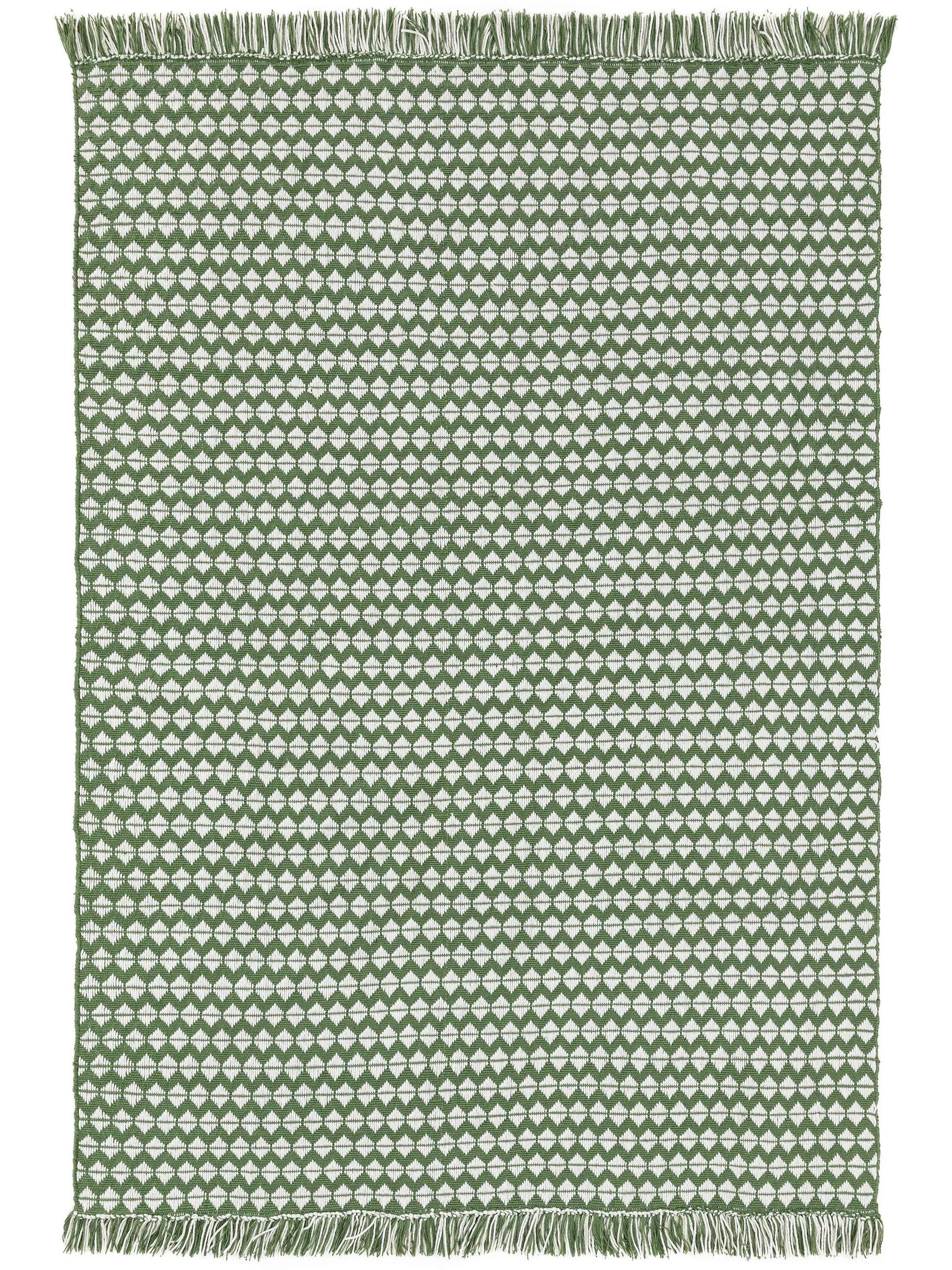 Covor din material reciclat Morty – Verde