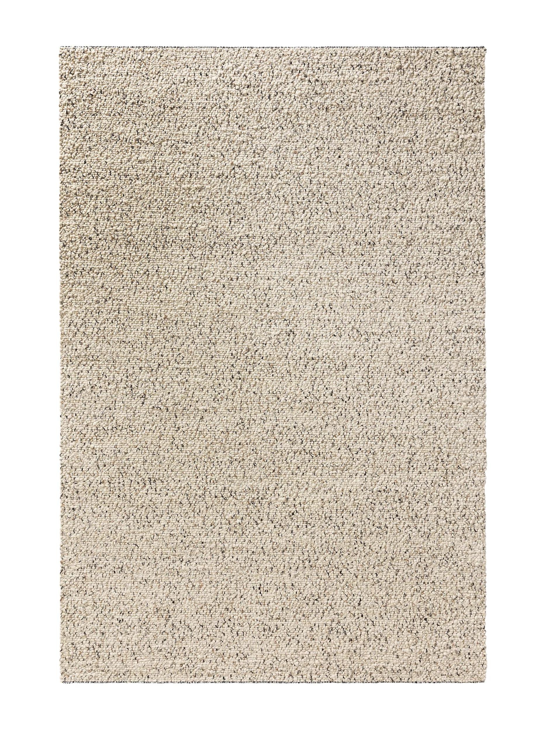 Covor din lână Patch – Alb/Negru