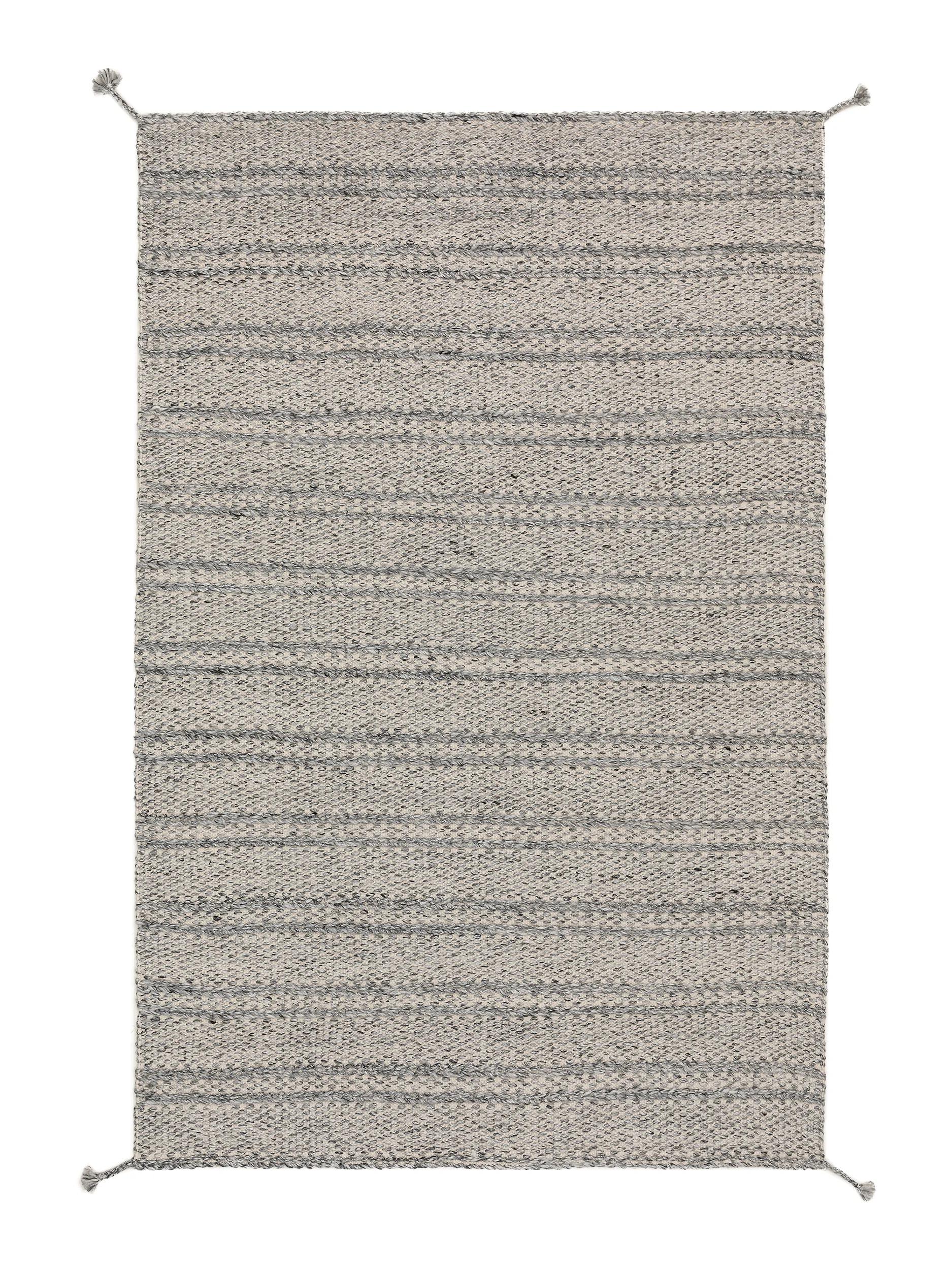 Covor din material reciclat Rene – Gri