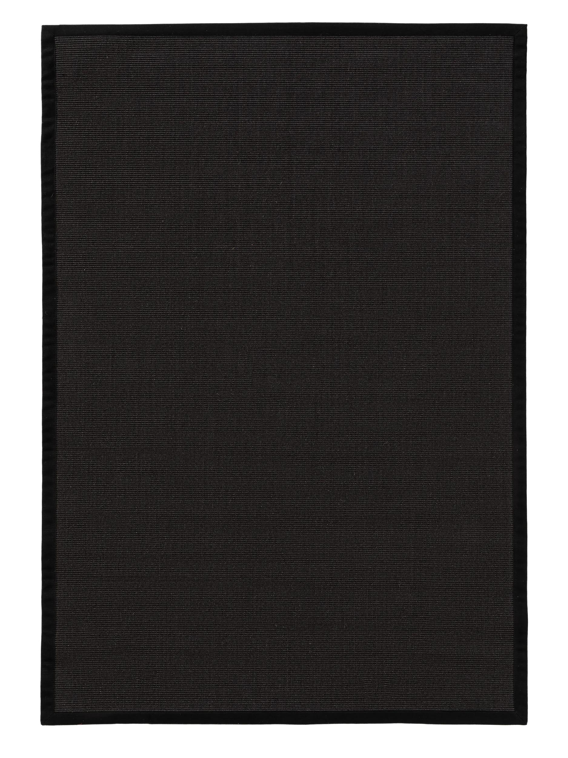 Covor din sisal Sana – Negru