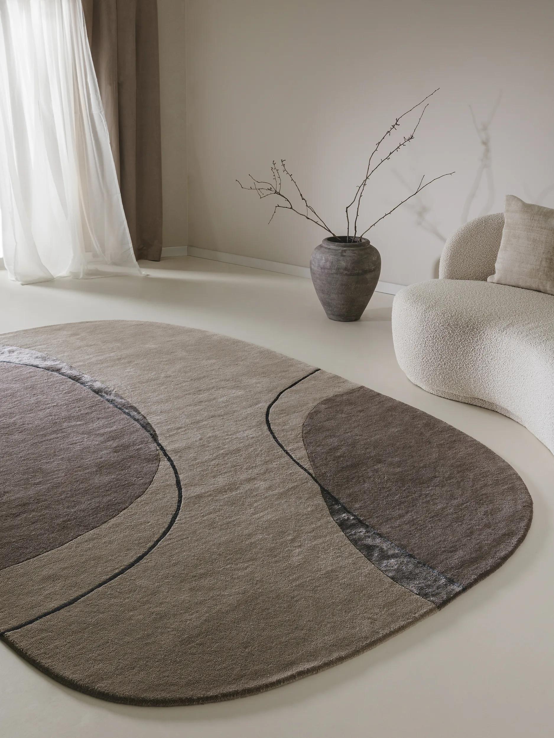 Covor din lână Shape – Taupe