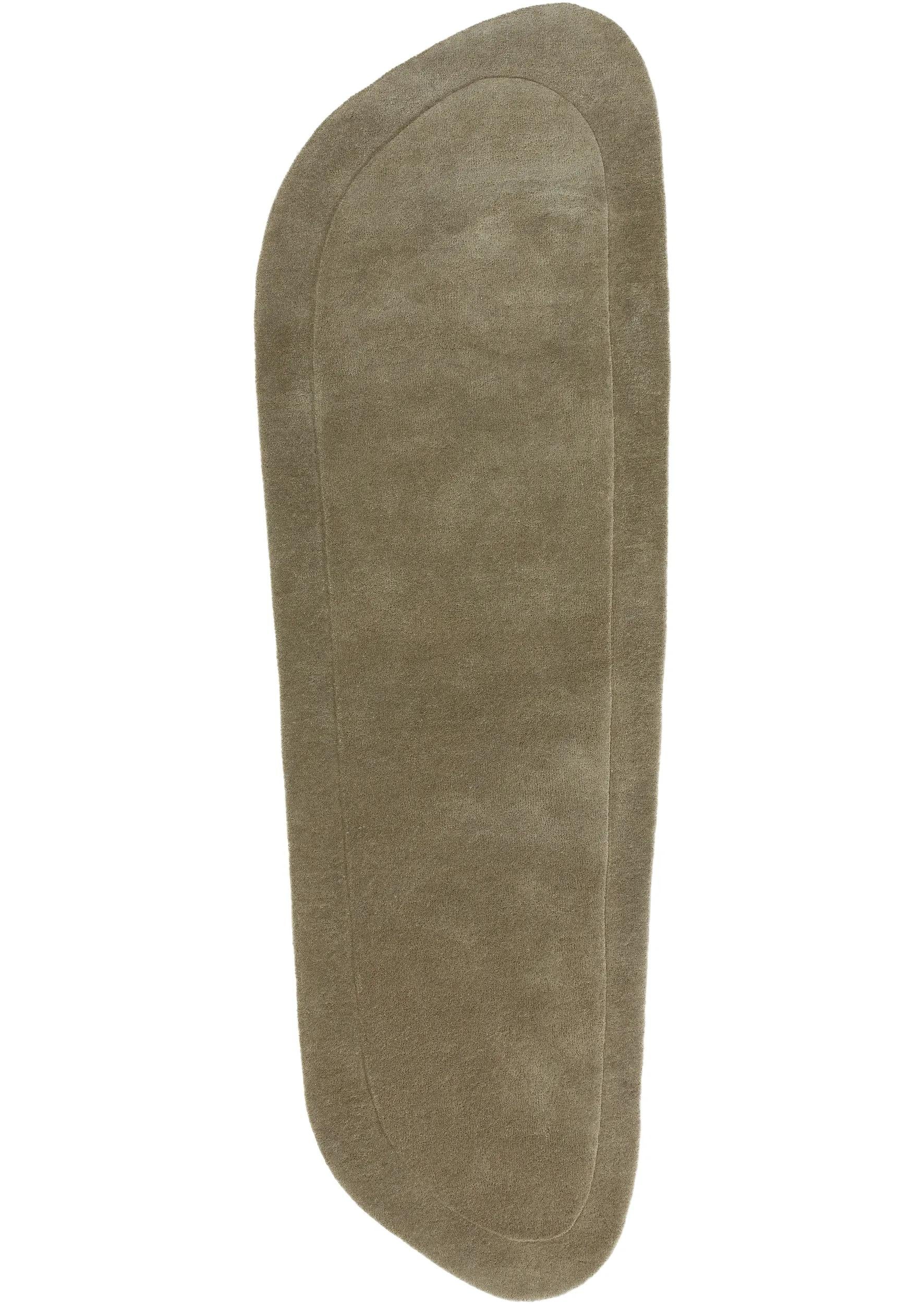 Traversă din lână Shape – Verde Deschis