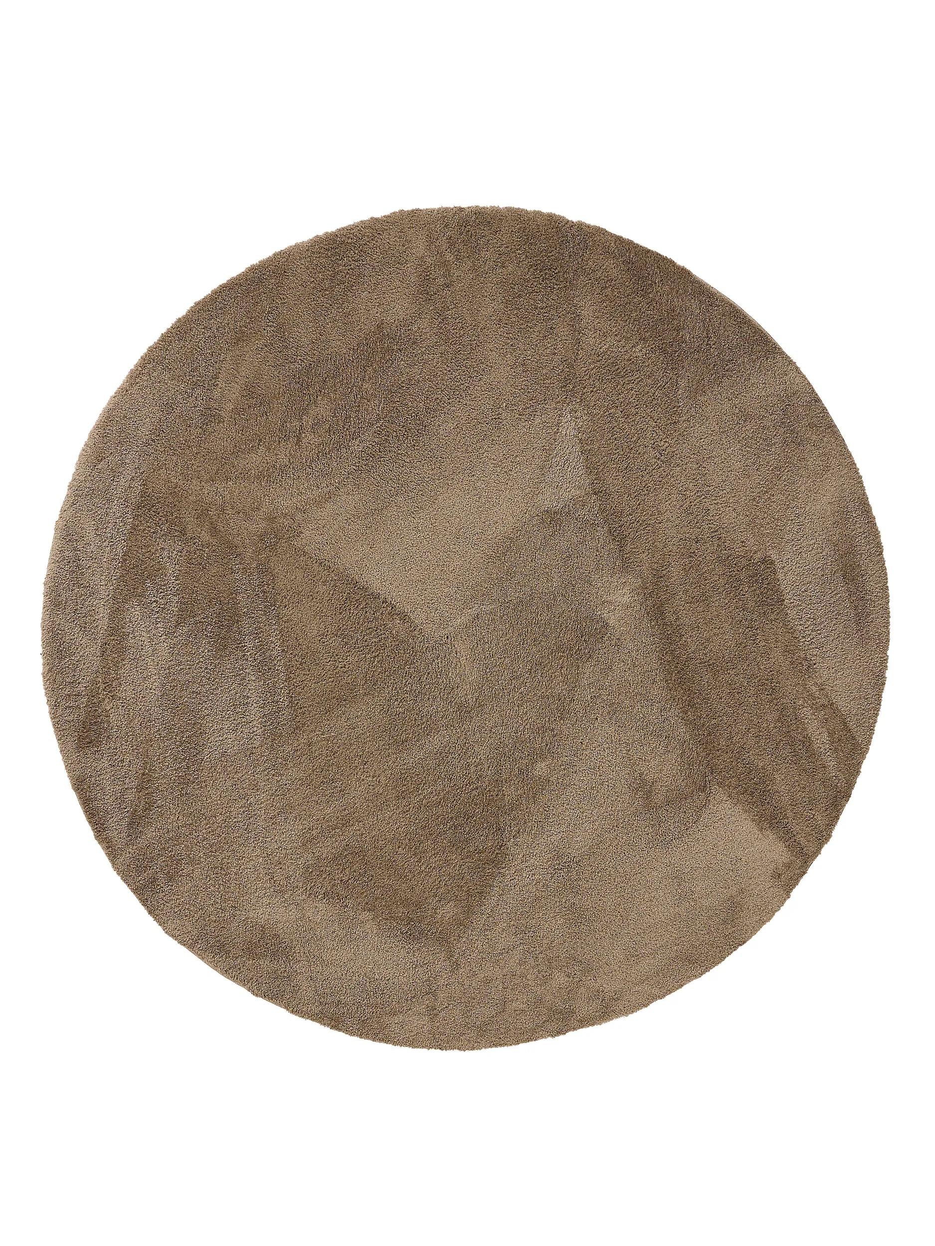 Covor shaggy rotund Soda – Bej