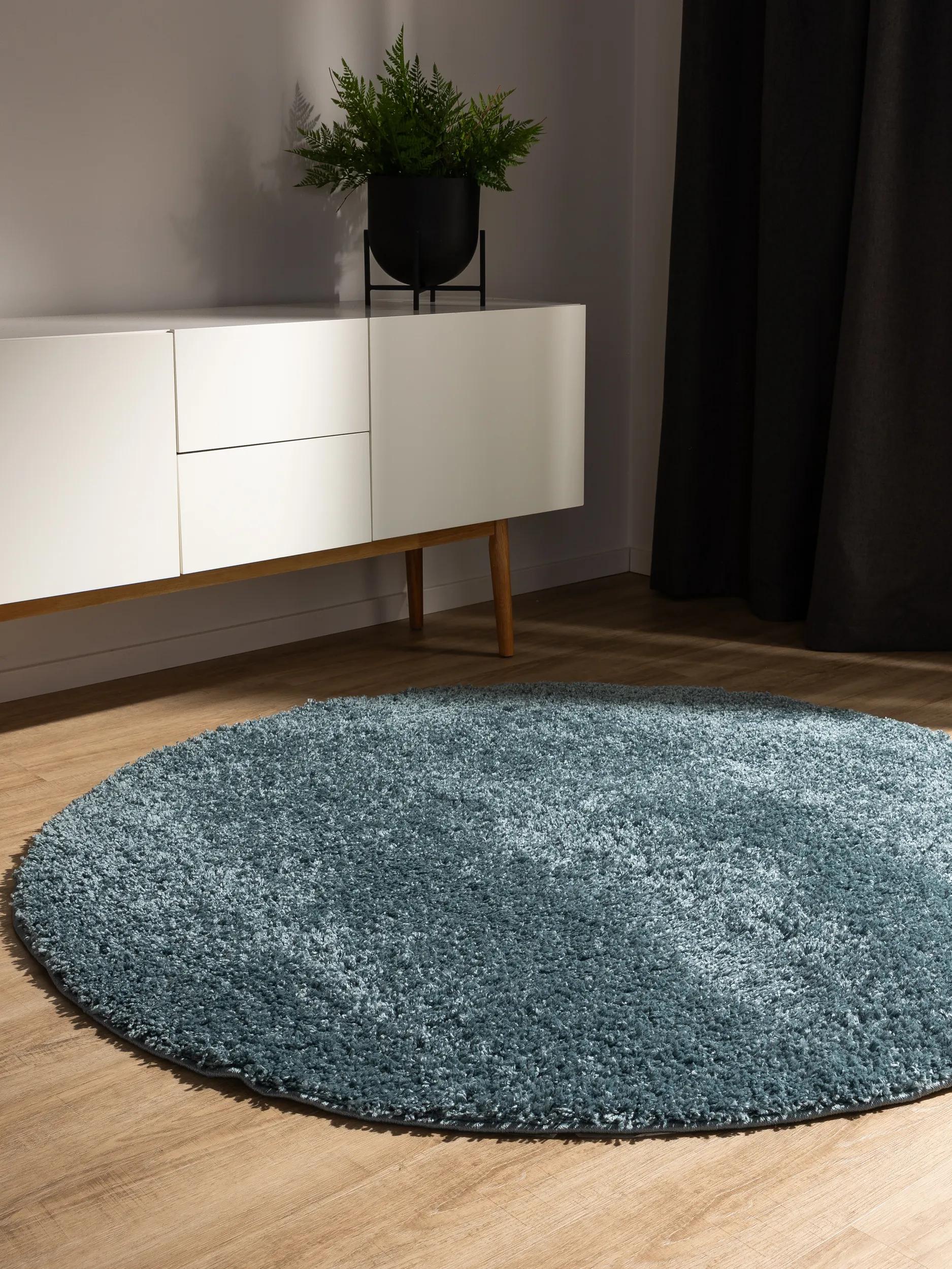 Covor shaggy lavabil Soho – Albastru