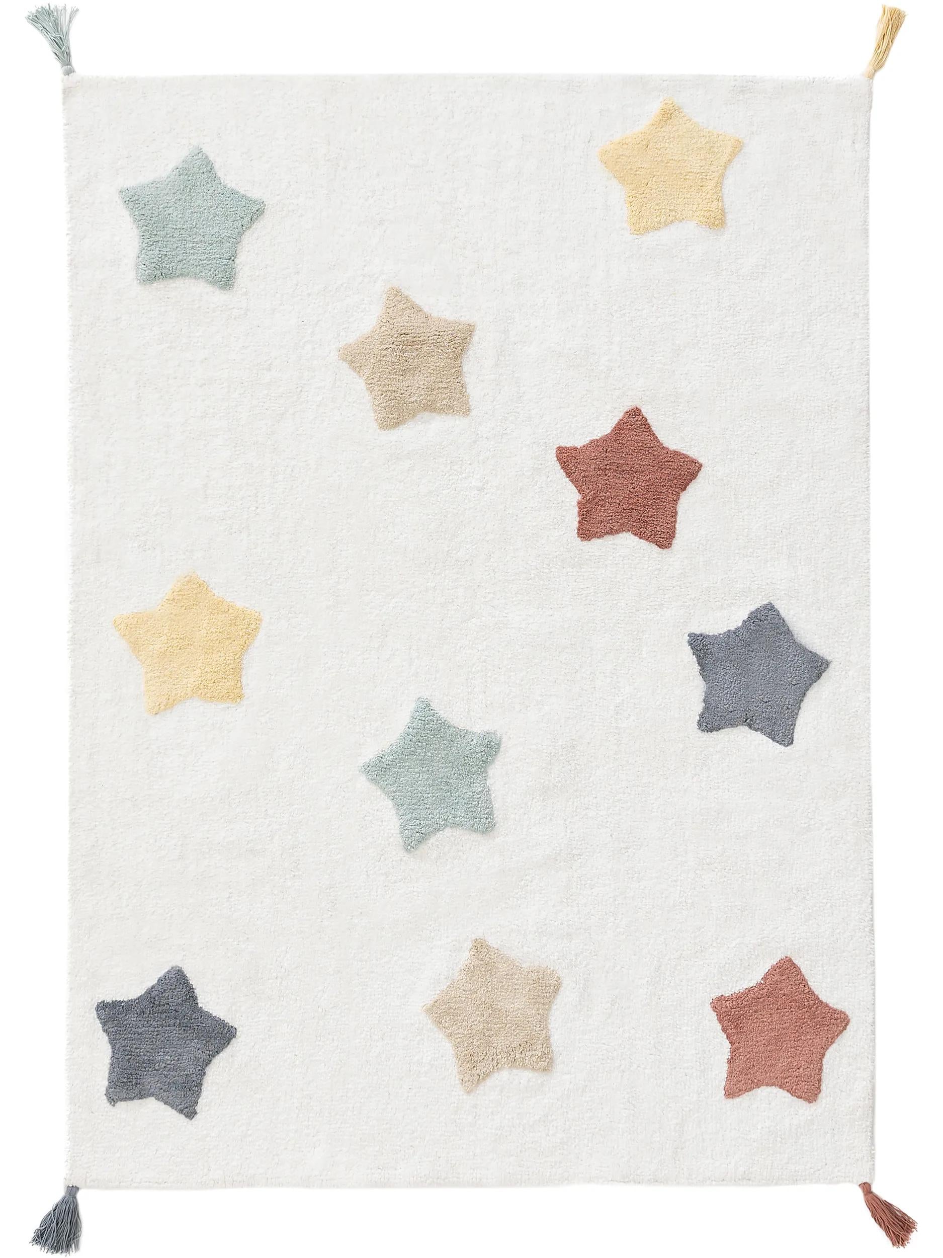 Covor lavabil pentru copii Stars – Multicolor