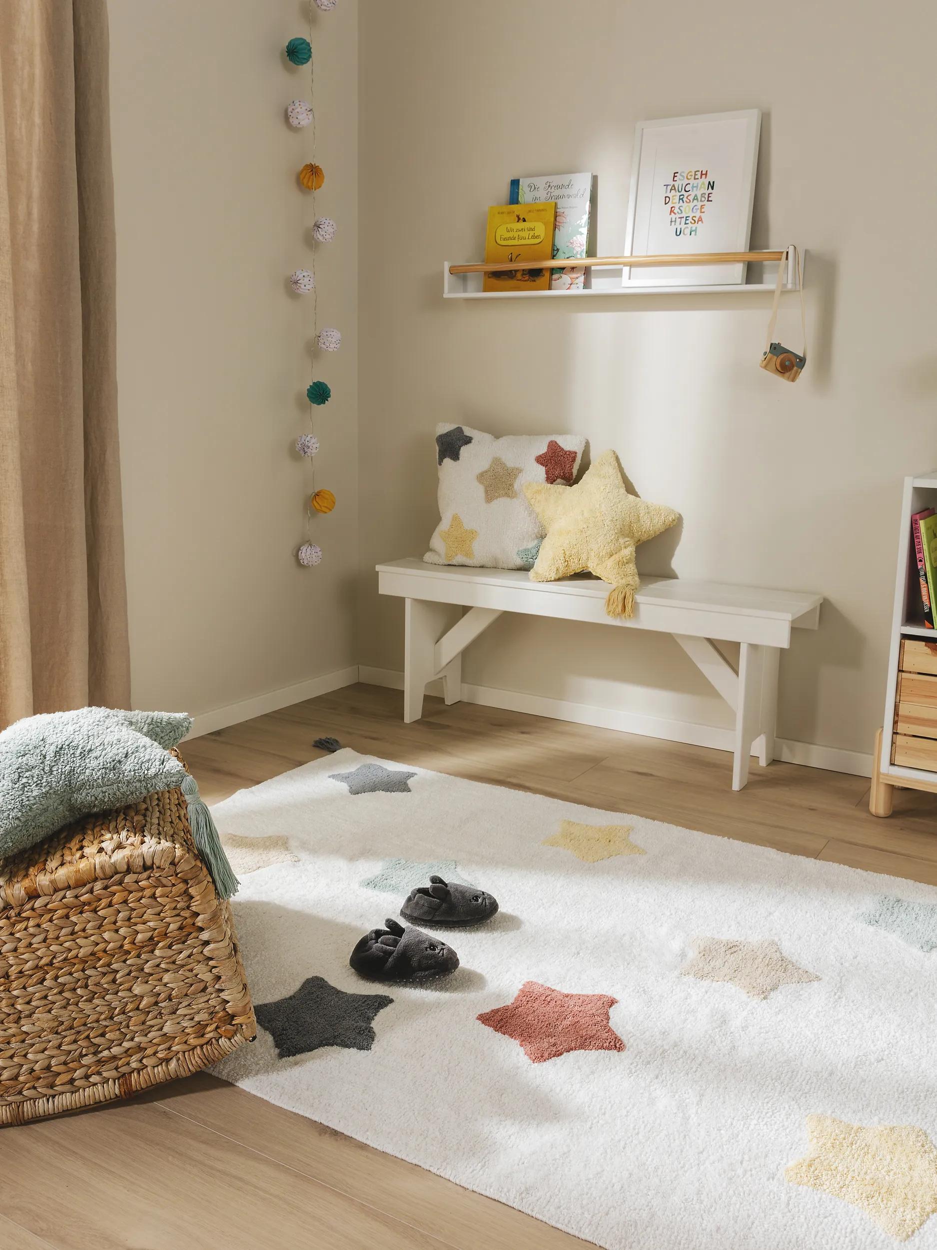 Covor lavabil pentru copii Stars – Multicolor