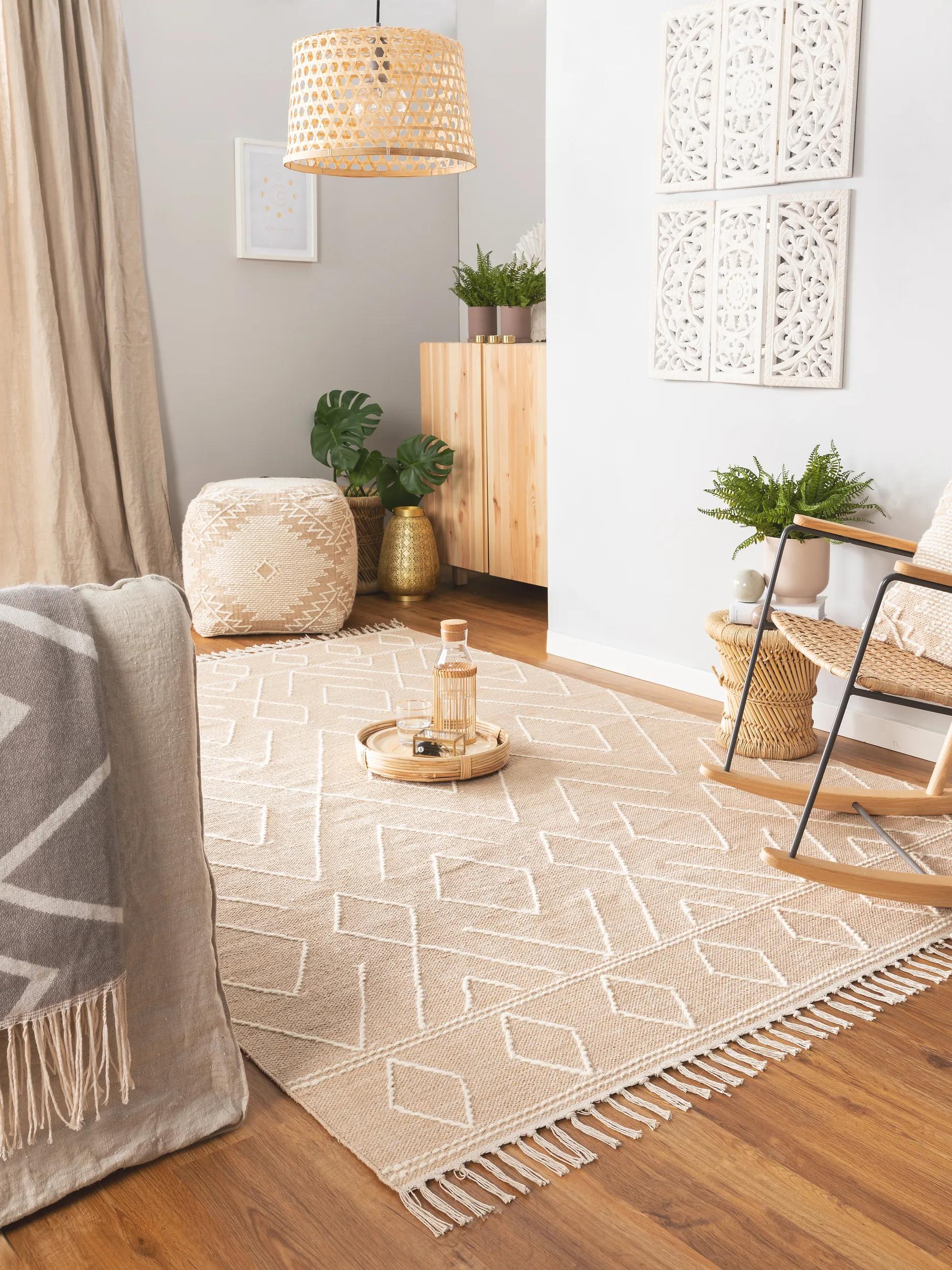 Covor din bumbac Sydney – Bej