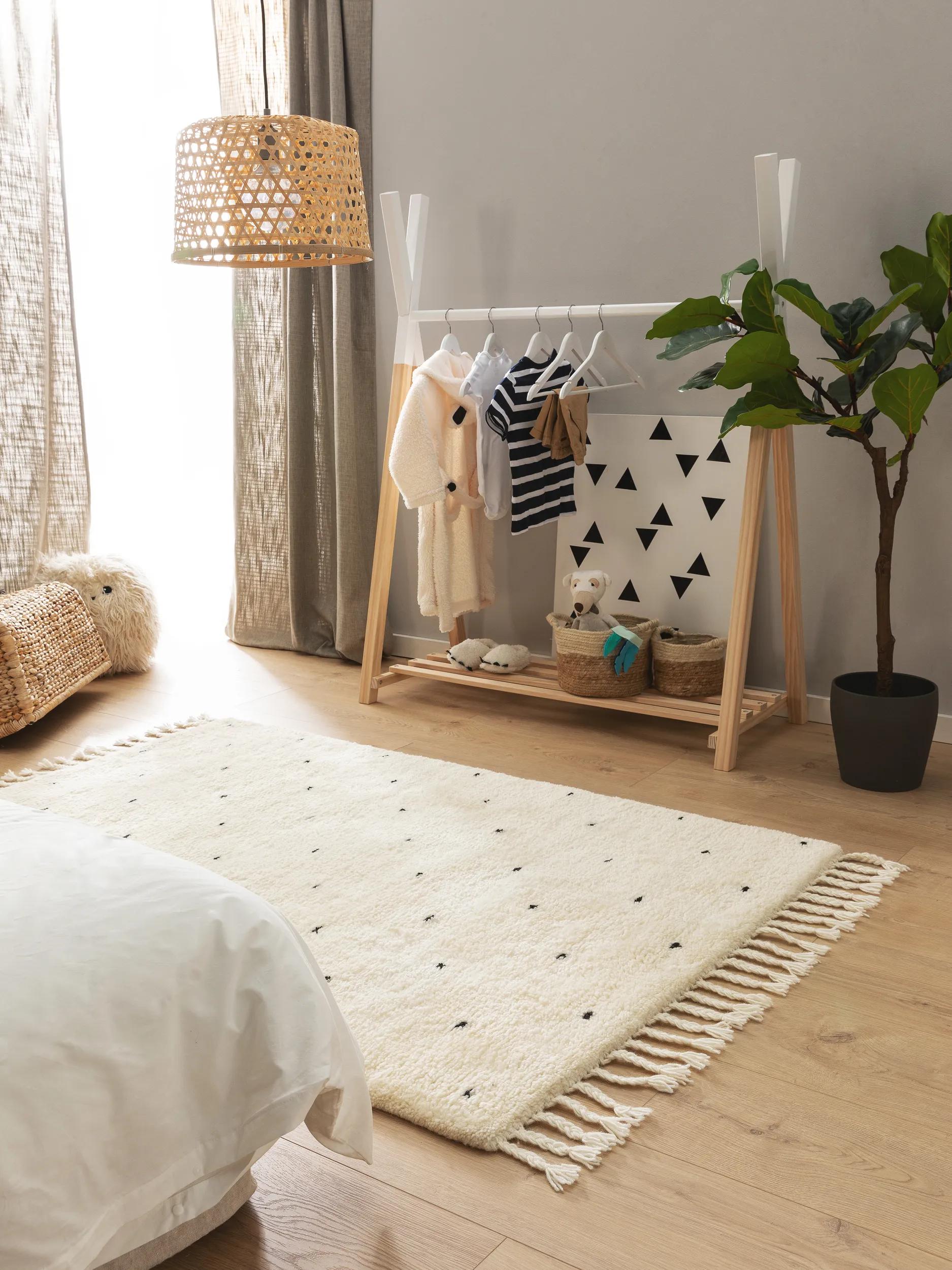 Covor pentru copii Theo – Crem
