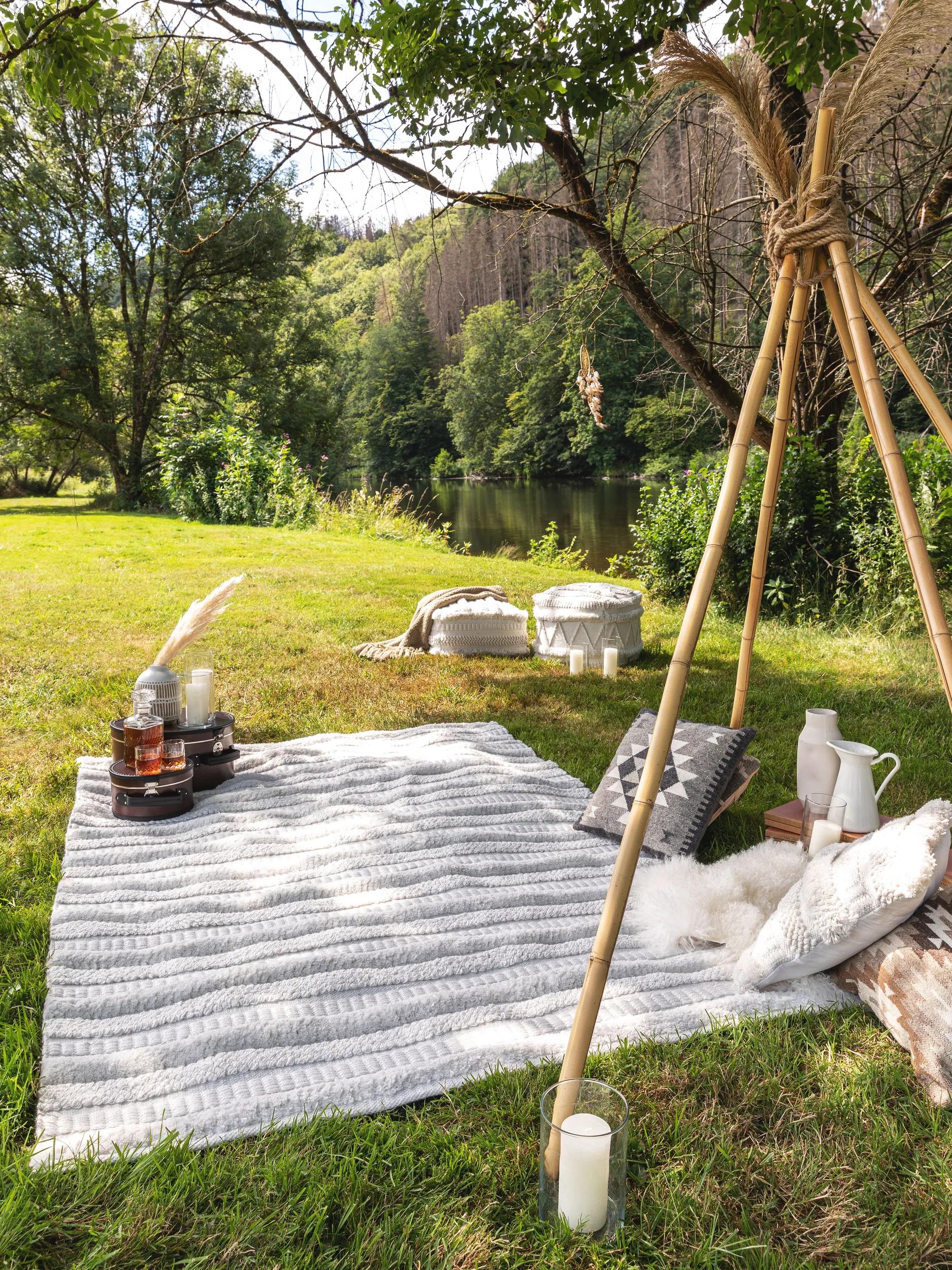 Covor din material reciclat Toni – Ivory