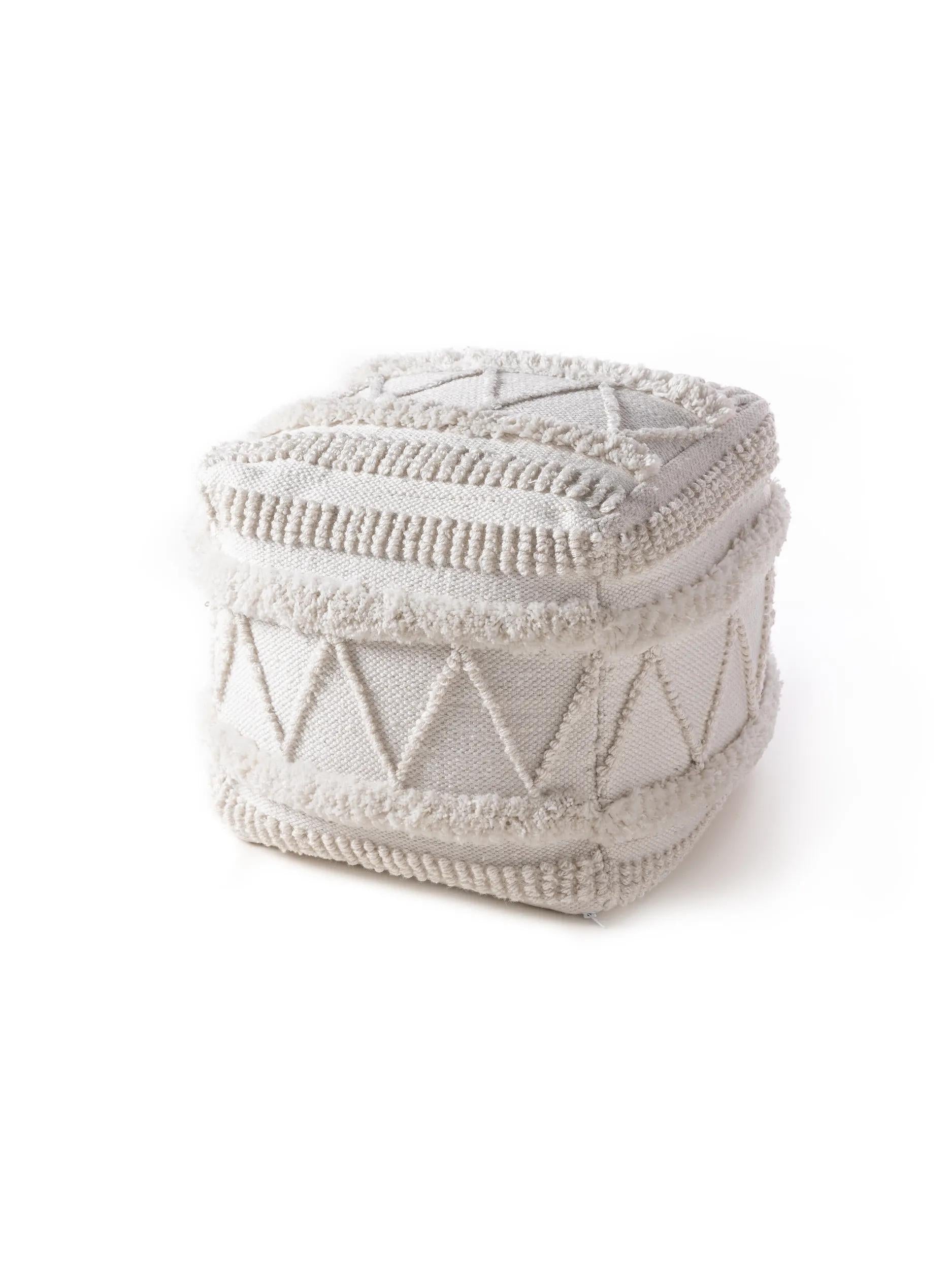 Puf de interior și exterior Toni – Ivory