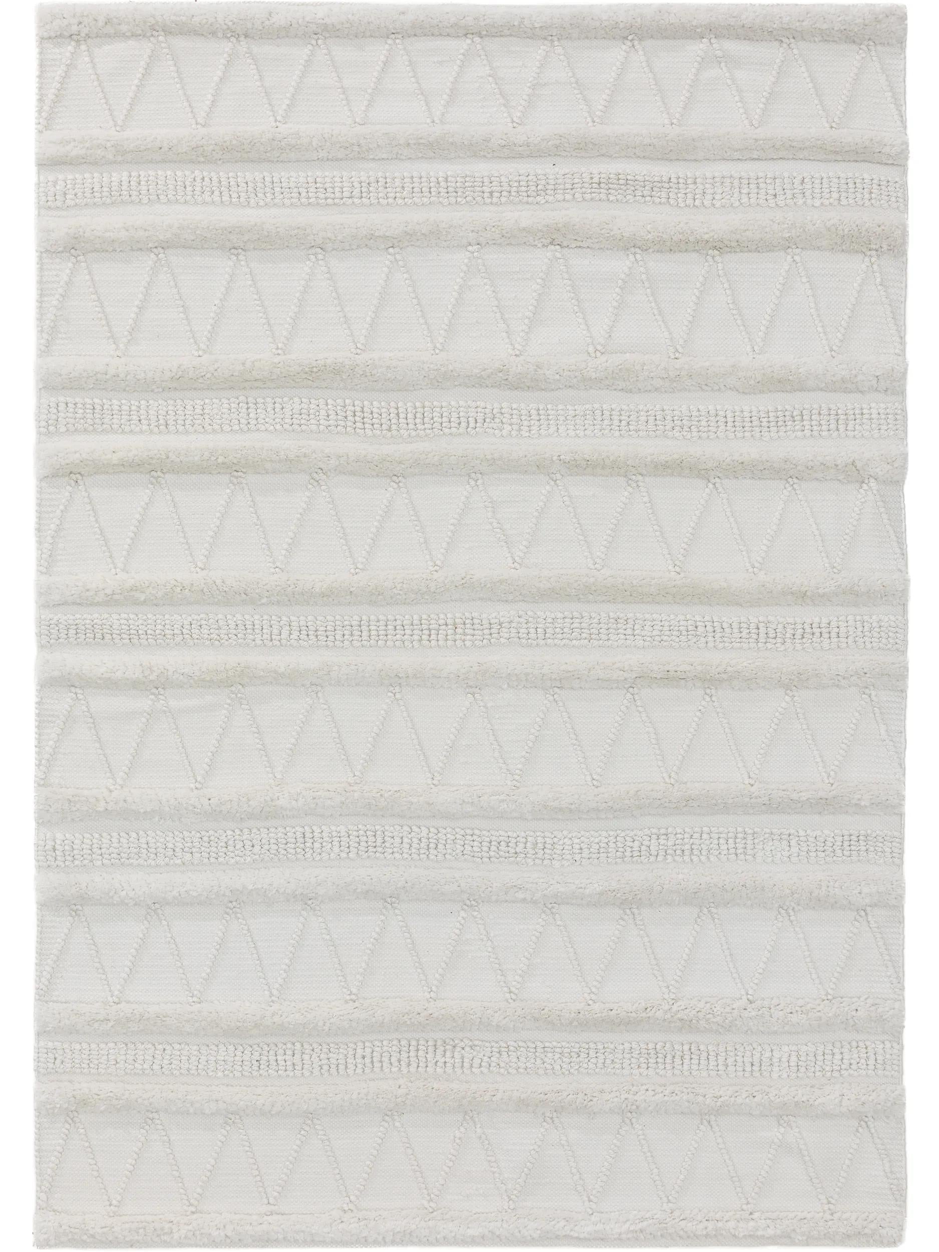 Covor din material reciclat Toni – Crem
