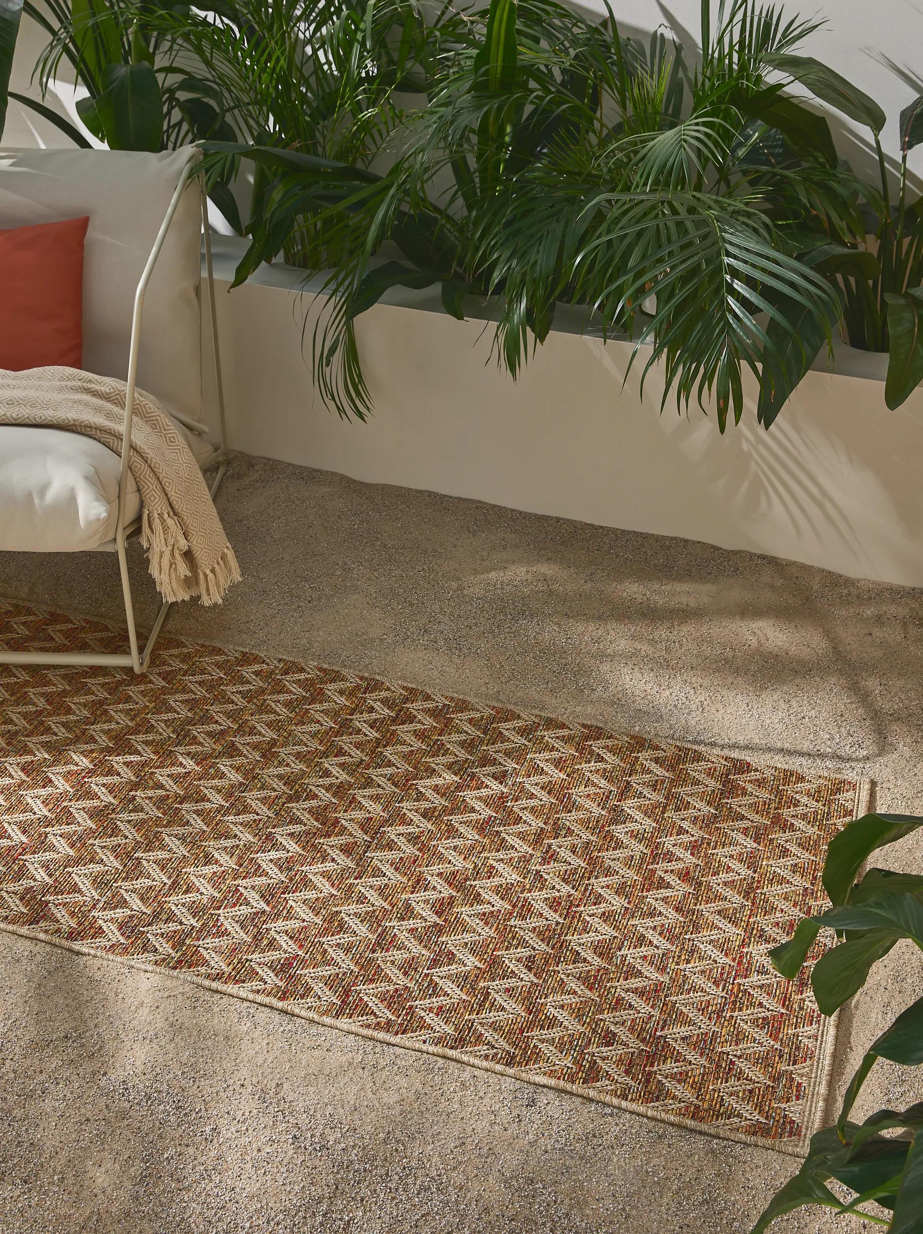 Traversă de interior și exterior Agra – Bej/Multicolor
