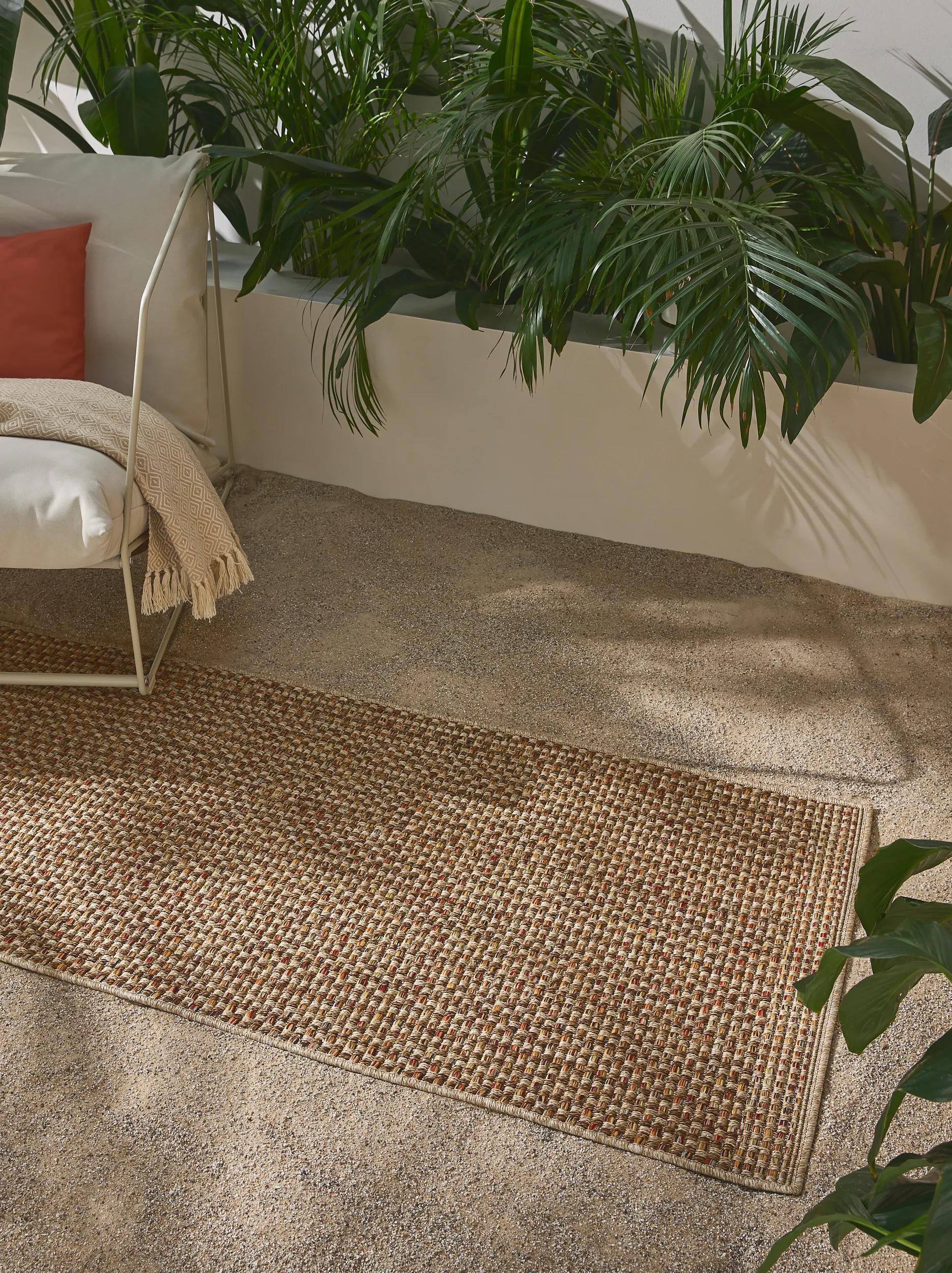 Traversă de interior și exterior Agra – Multicolor/Bej