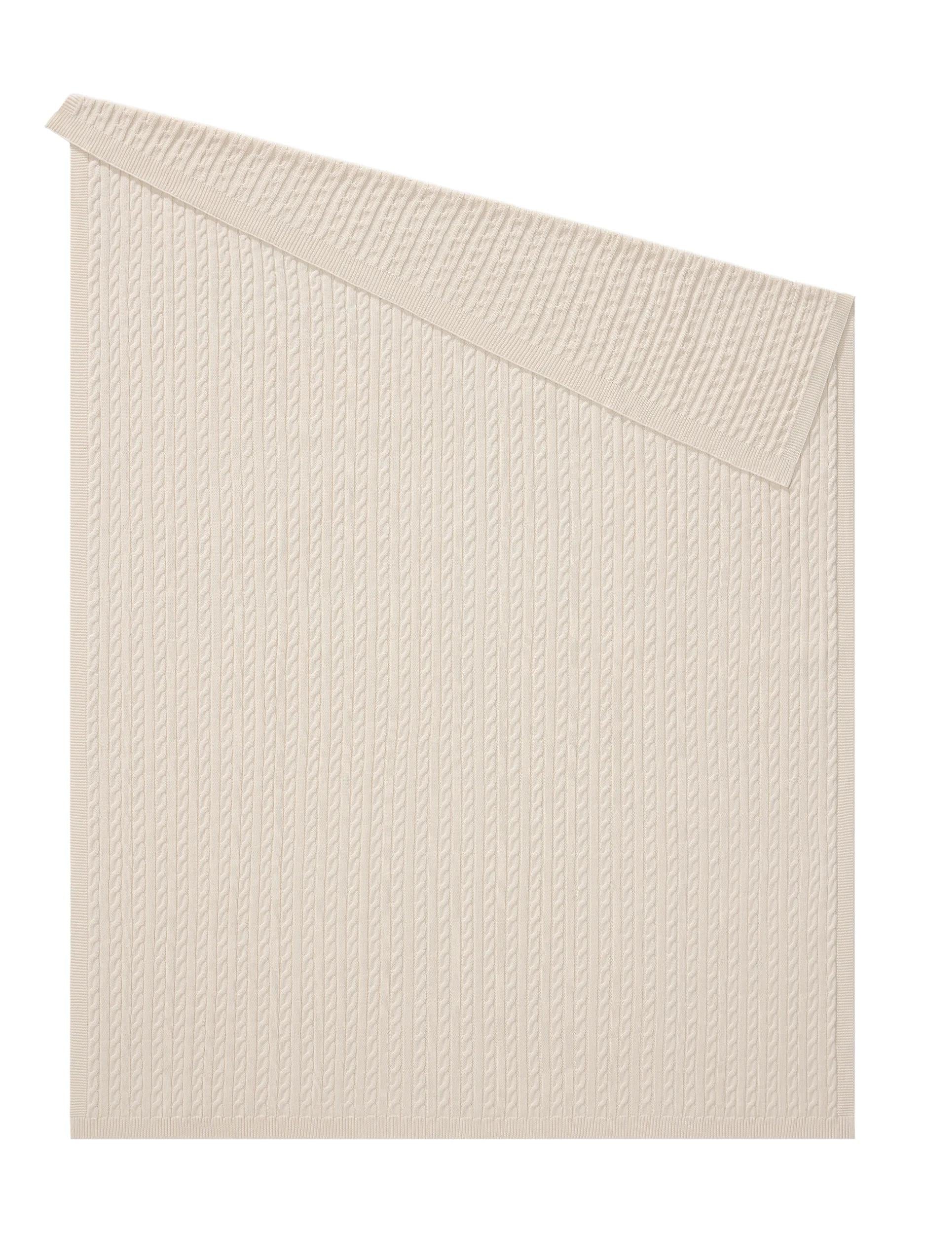 Pătură de Crăciun Classic – Crem