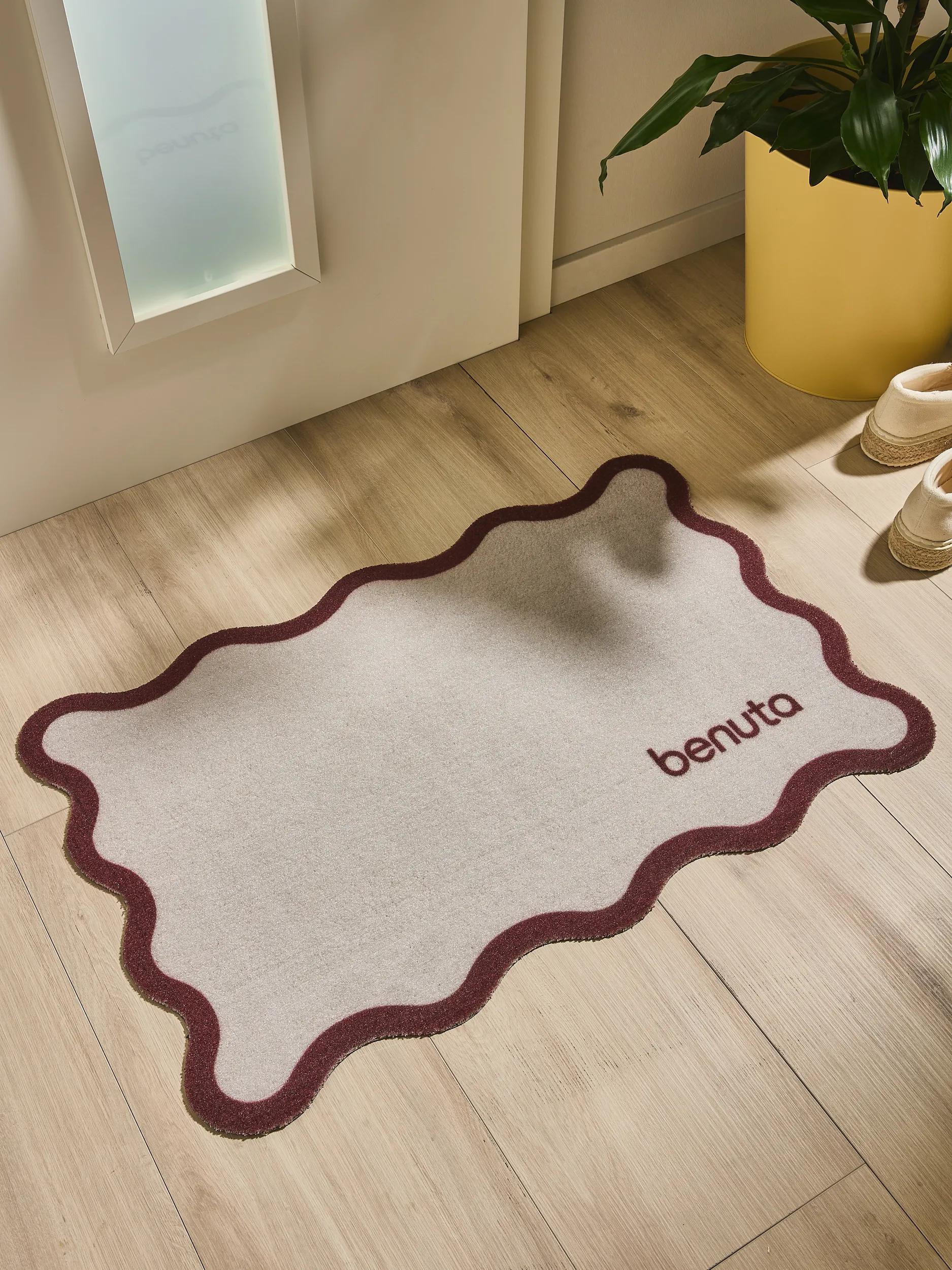 Covoraș de intrare Curl – Bej/Maro
