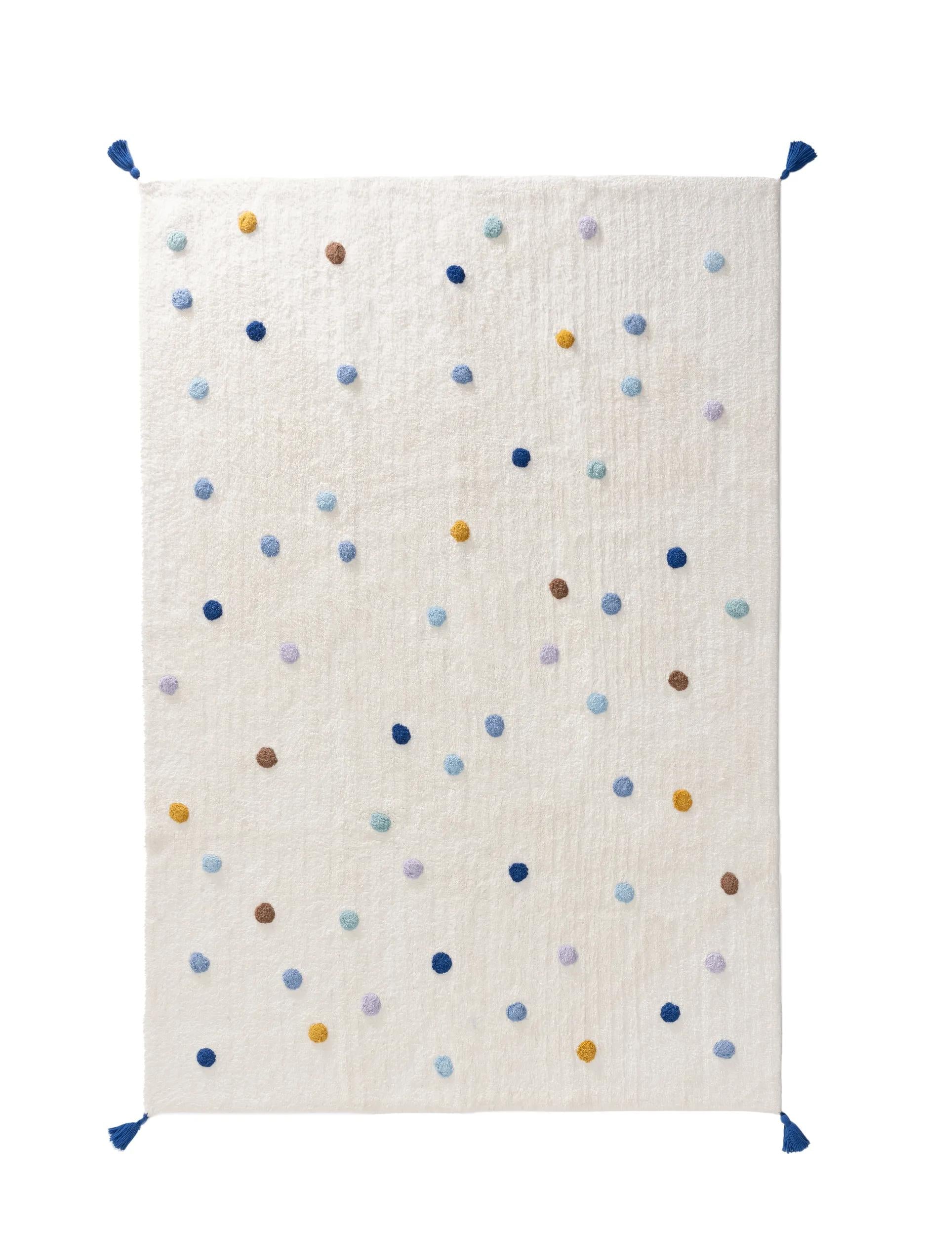Covor lavabil pentru copii Fiete – Multicolor/Albastru