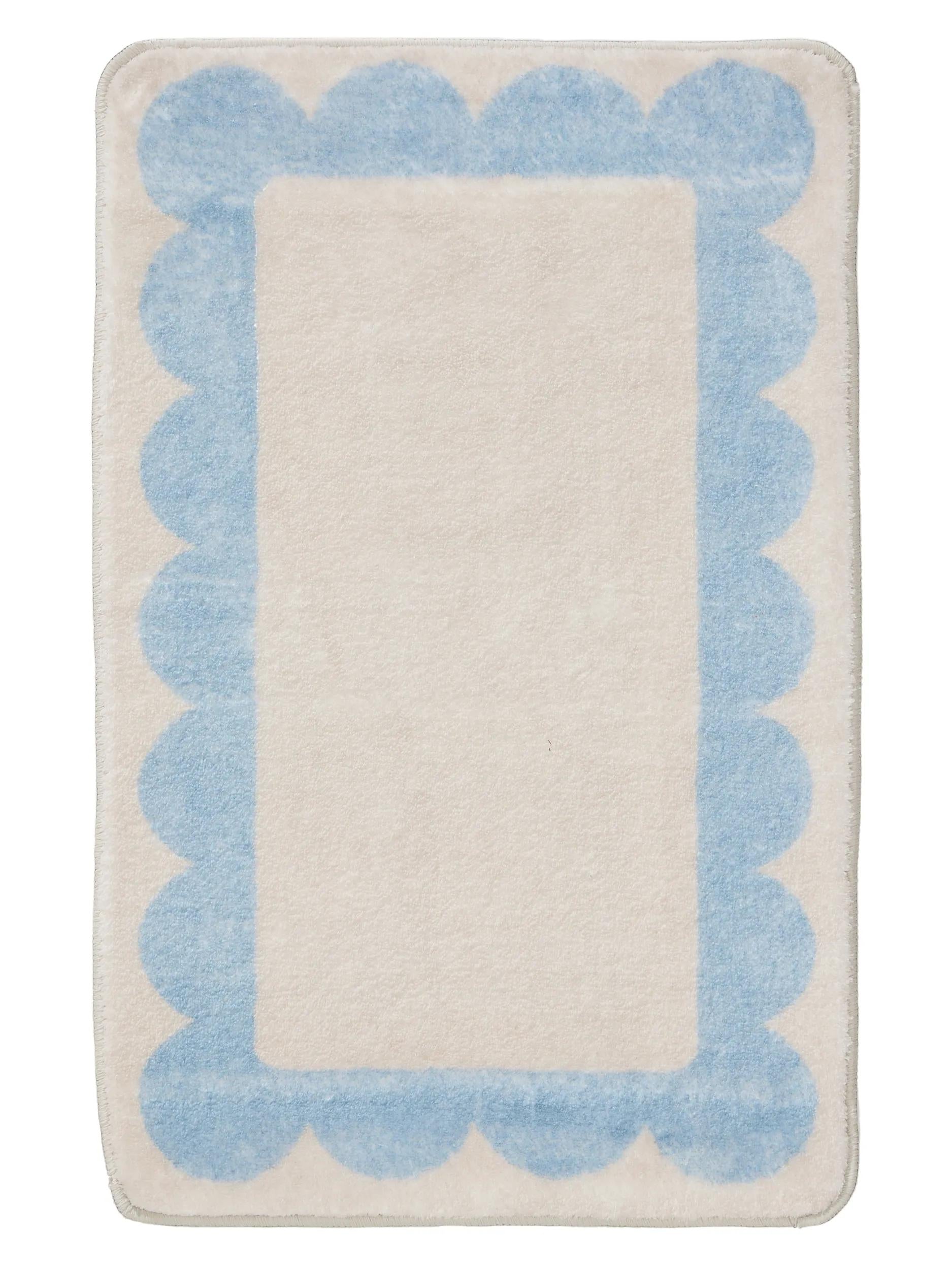 Covor de baie Frame – Albastru