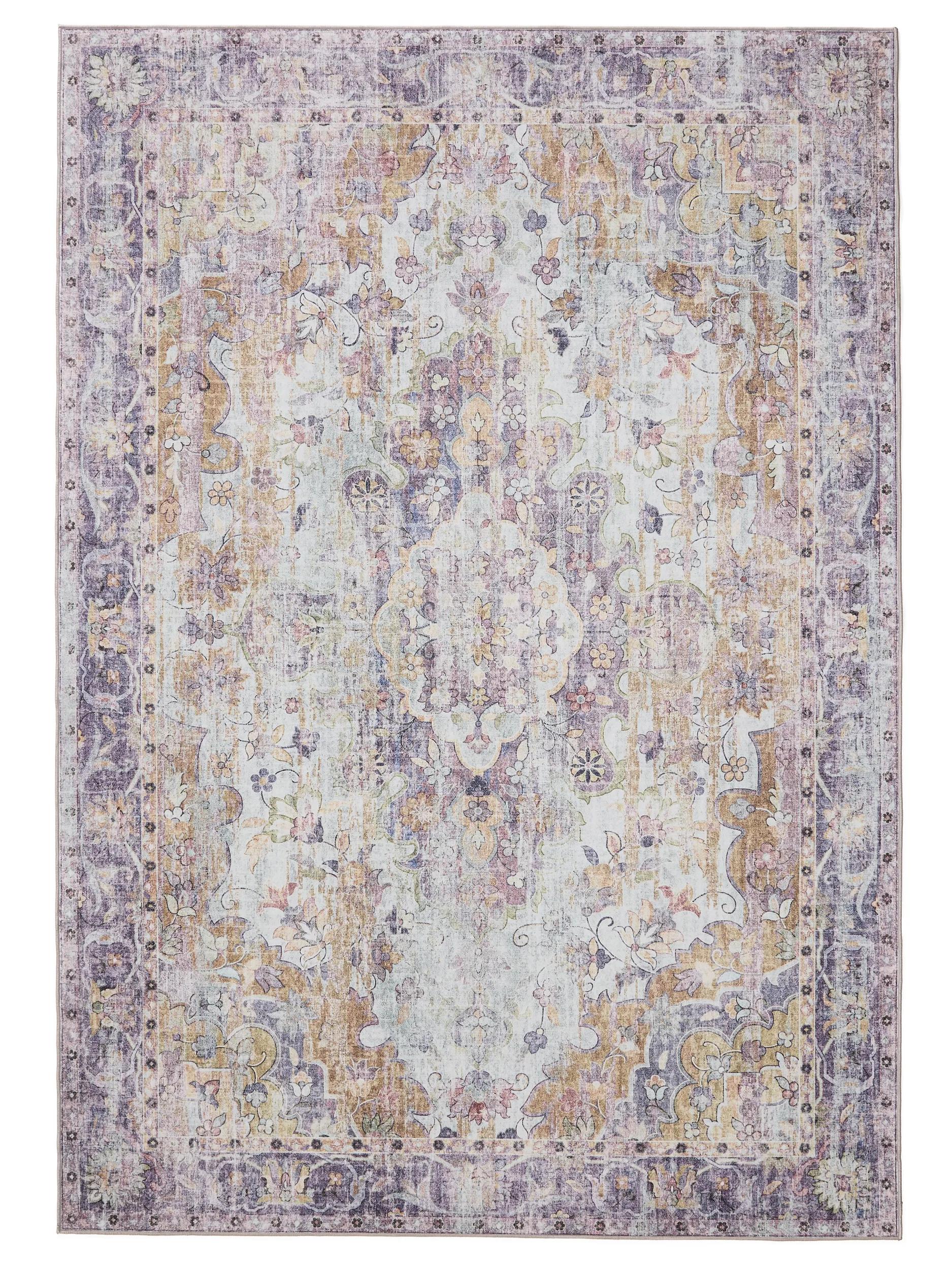 Covor lavabil George – Multicolor/Mov