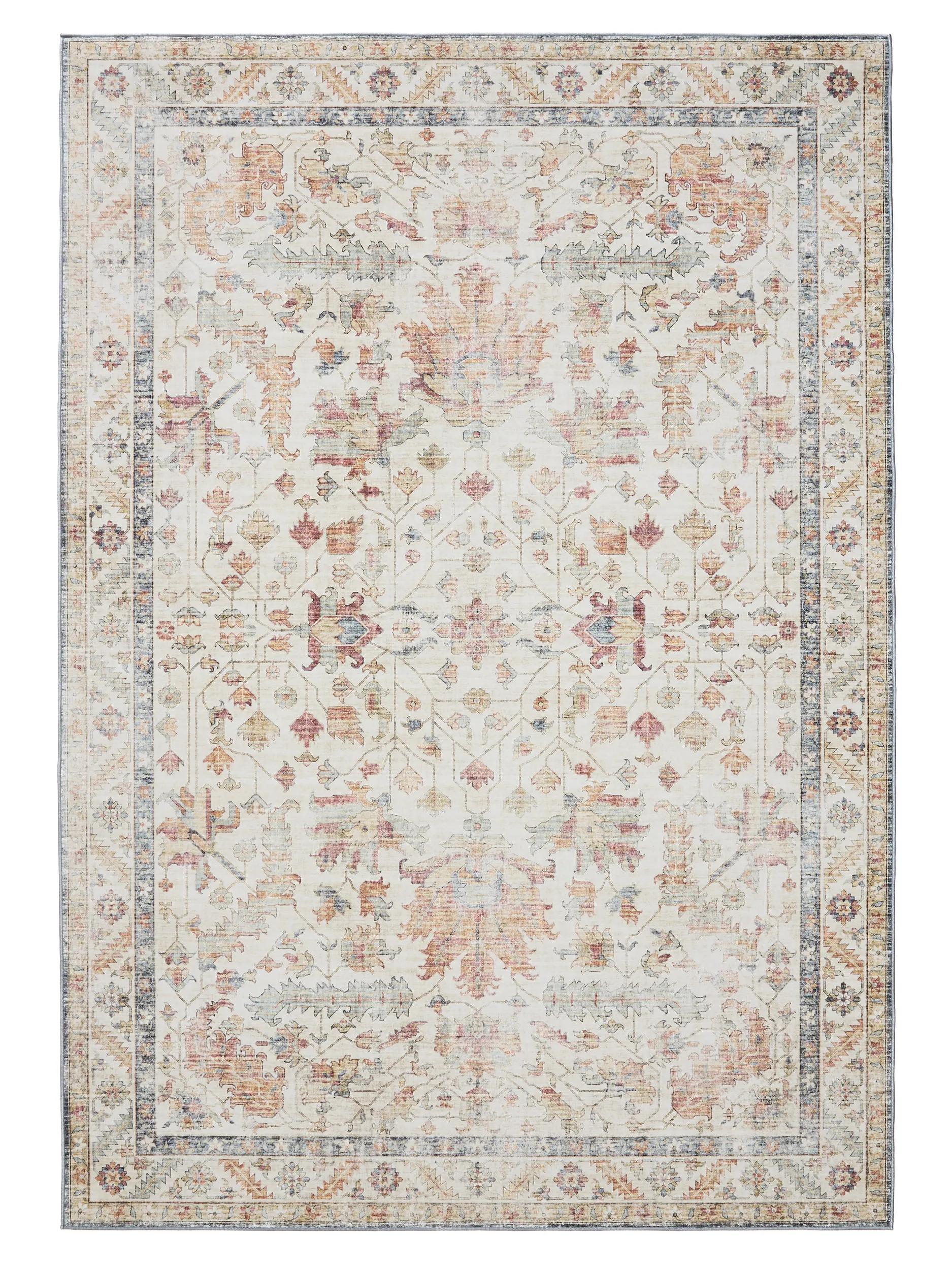 Covor lavabil George – Multicolor/Bej