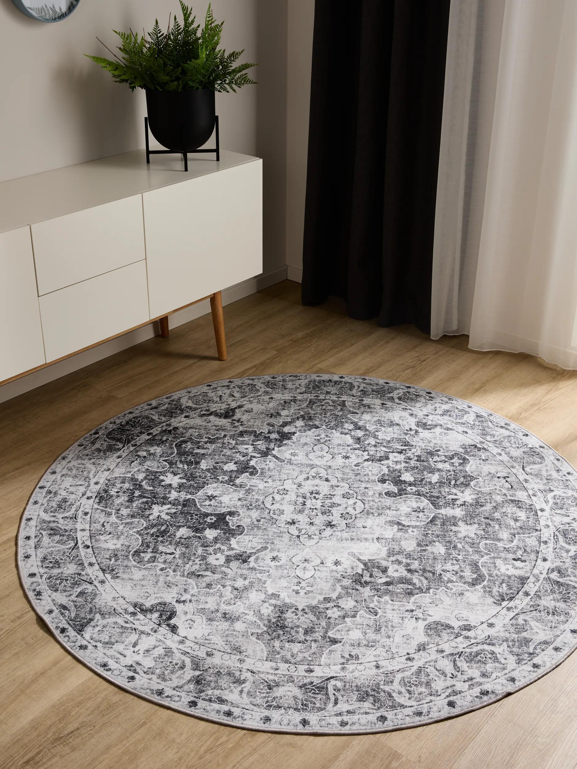 Covor lavabil George – Antracit