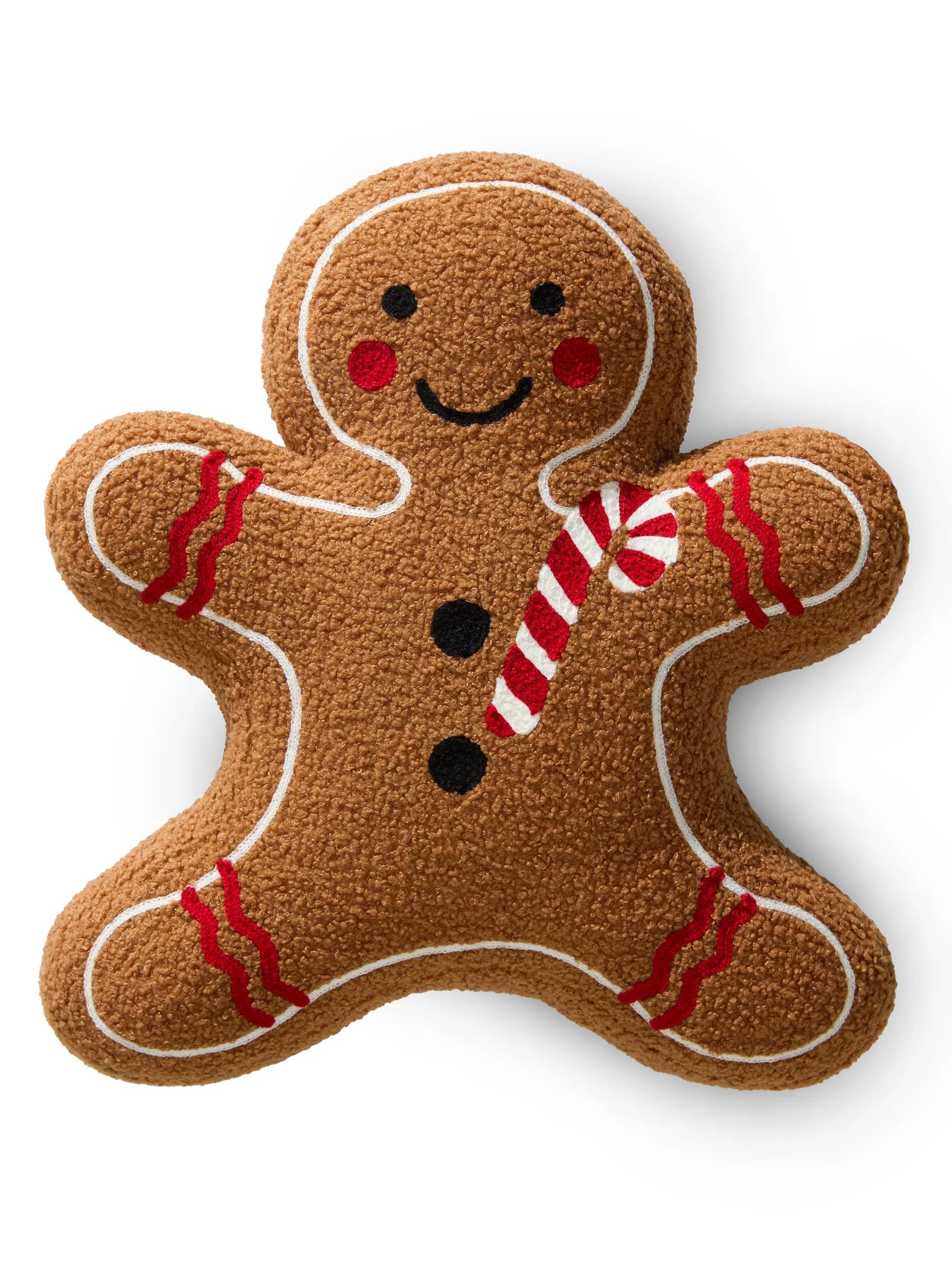 Pernă de Crăciun Gingerbread Man – Maro