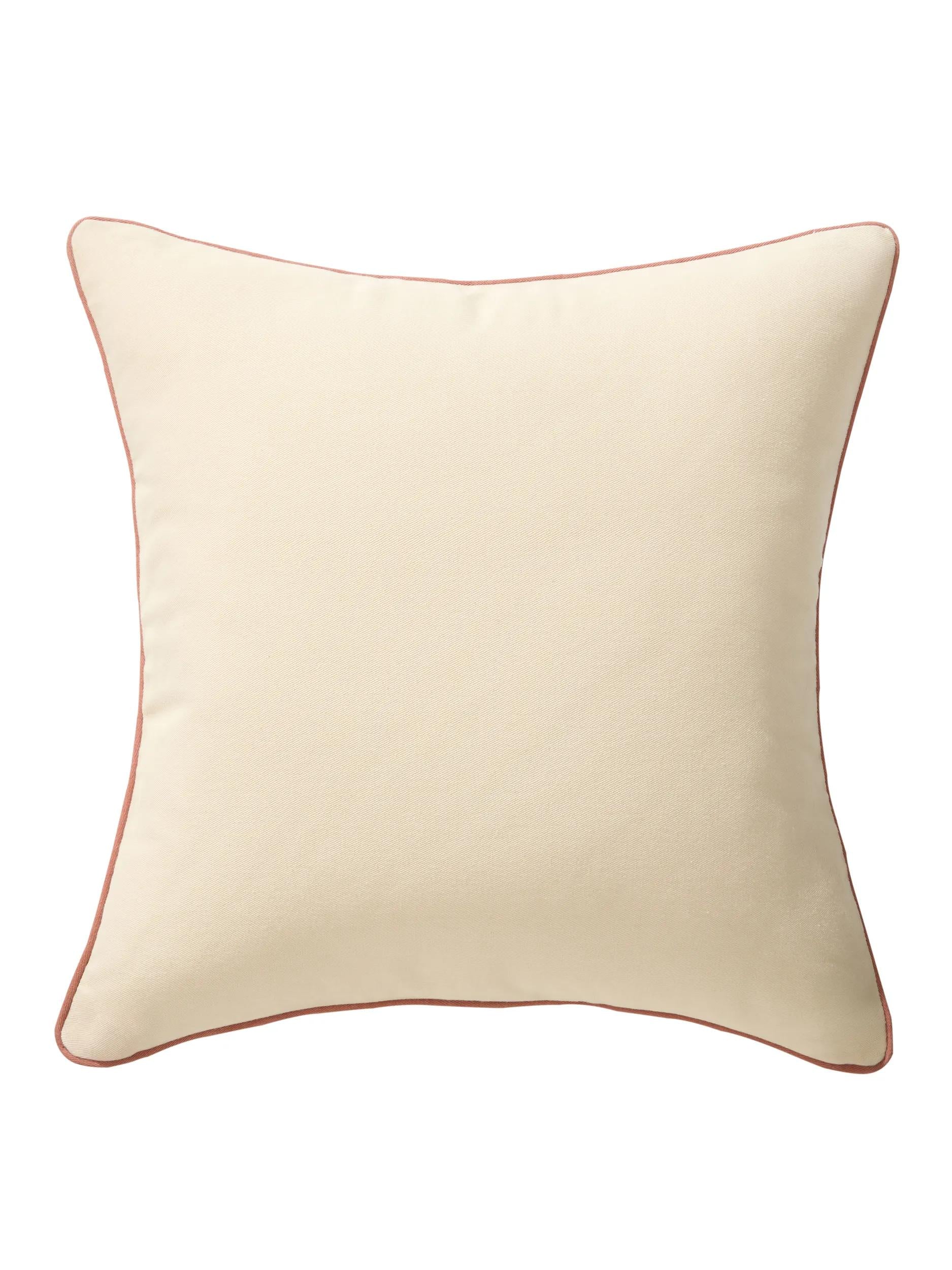 Pernă Ines – Crem/Terracotta