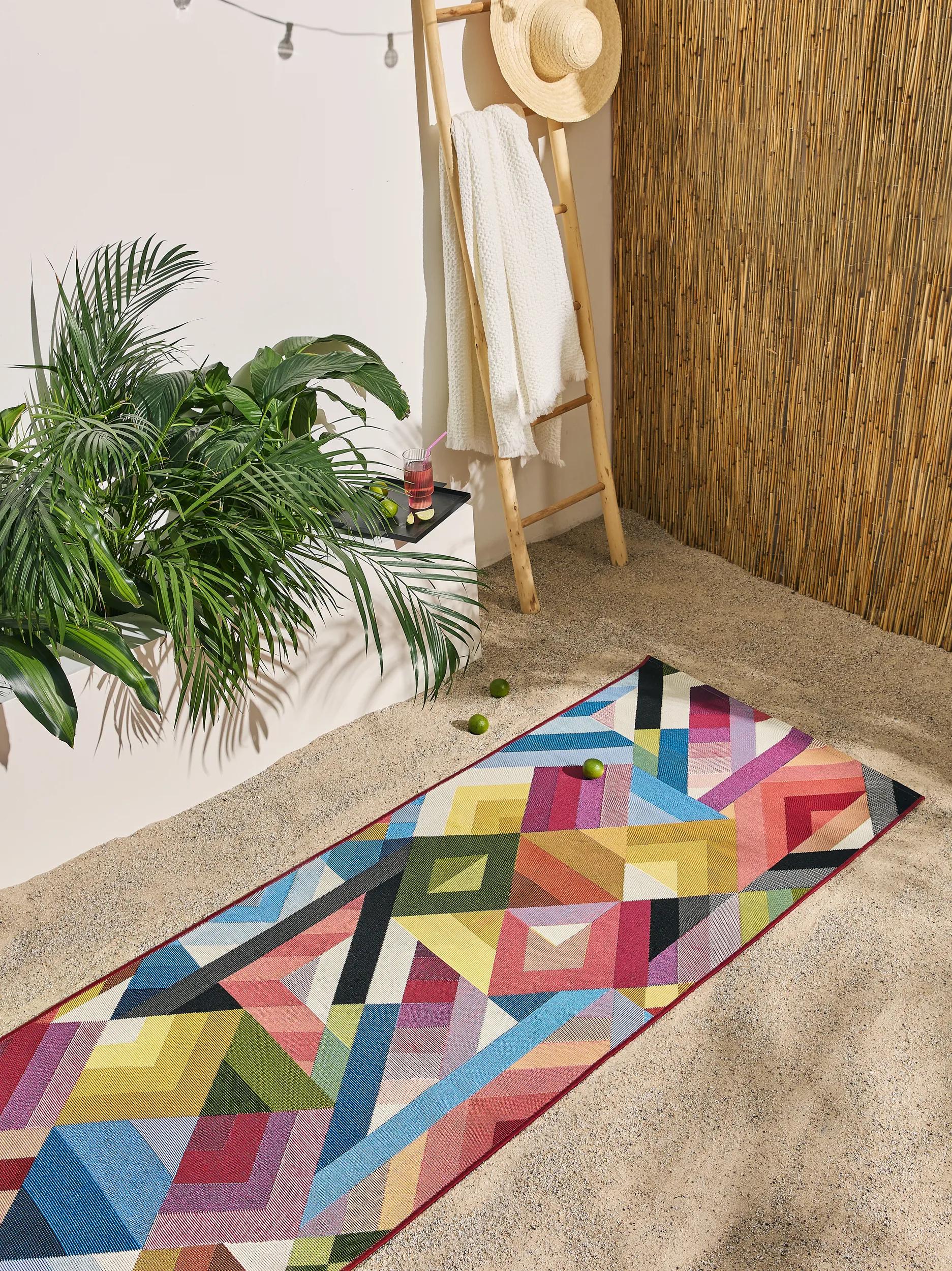 Traversă de interior și exterior Jovis – Multicolor/Albastru
