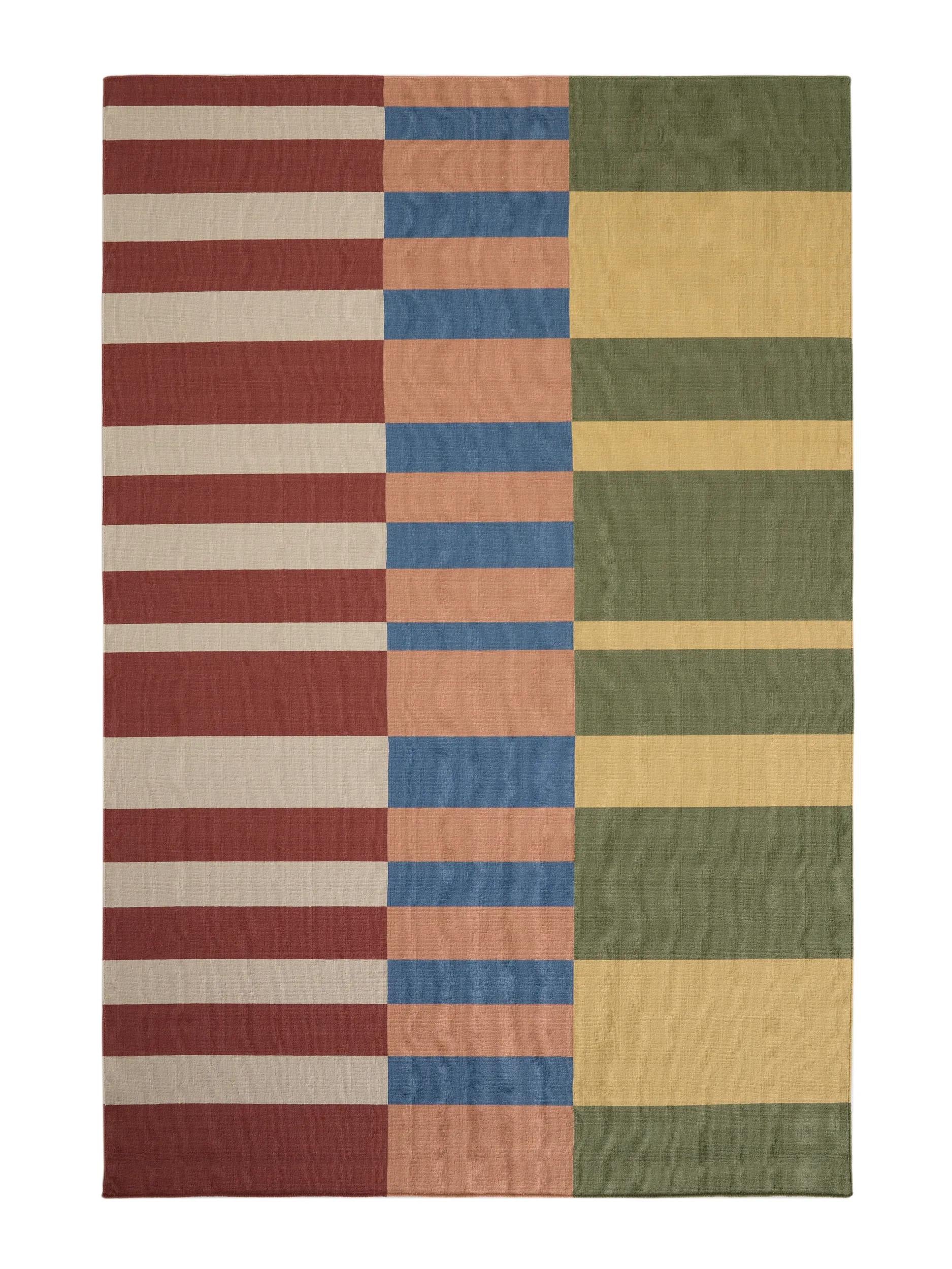 Covor cu țesătură plată Judith – Multicolor
