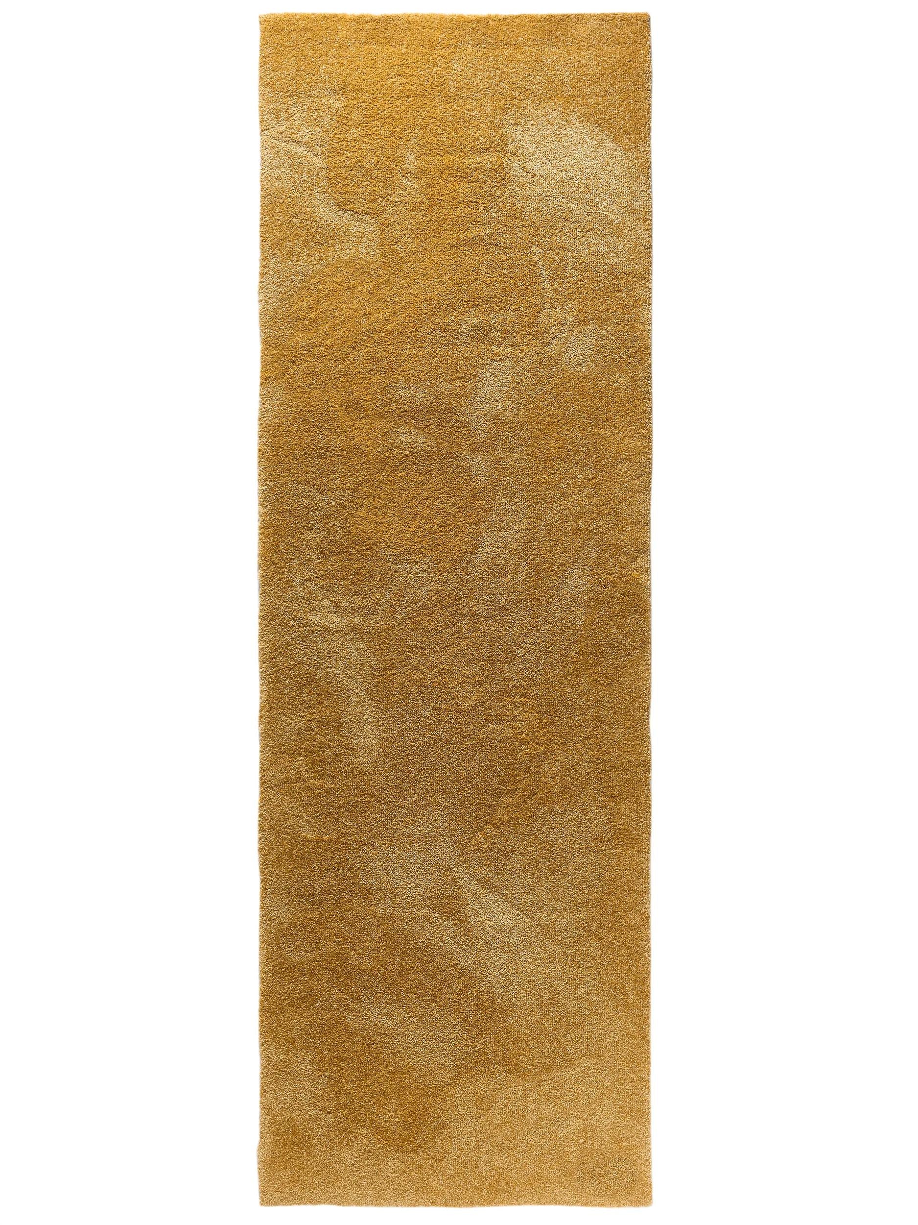 Traversă shaggy lavabil Melvin – Galben