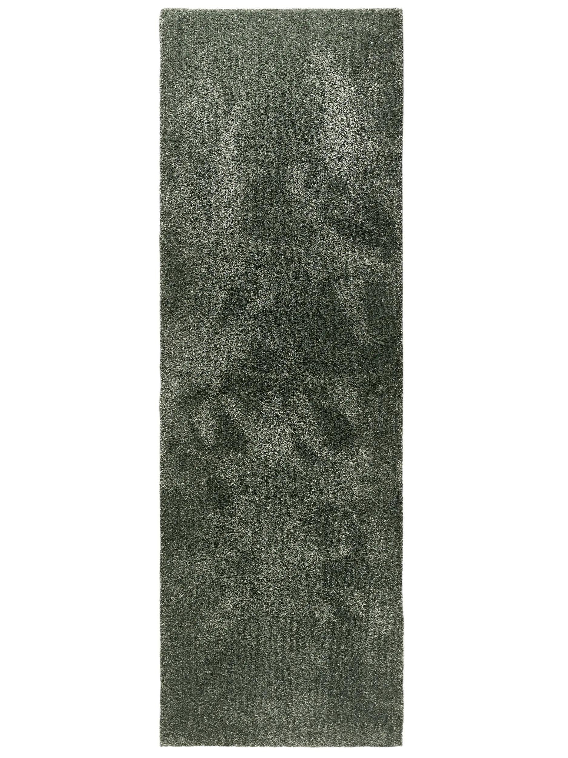 Traversă shaggy lavabil Melvin – Verde
