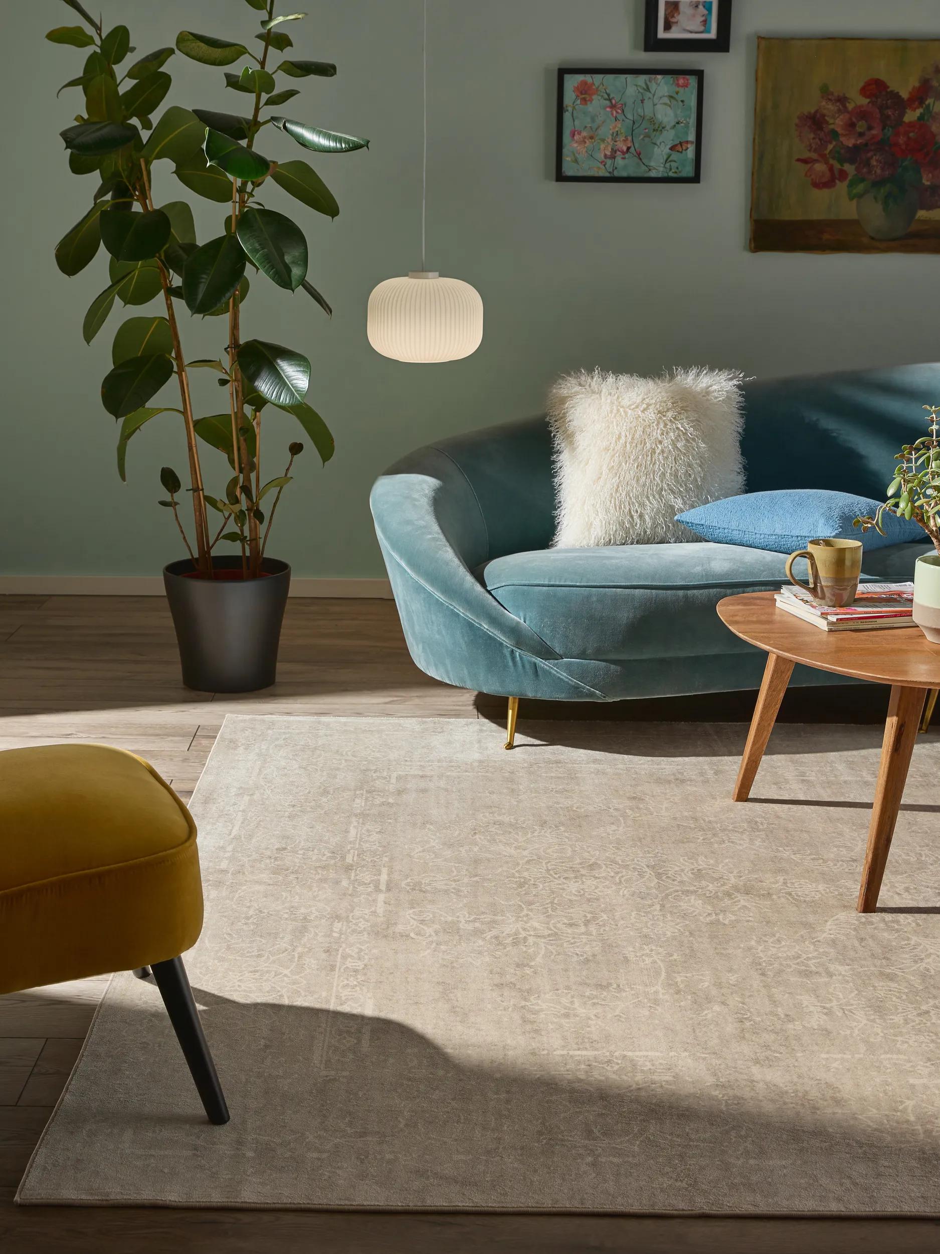 Covor lavabil Miray – Crem/Bej