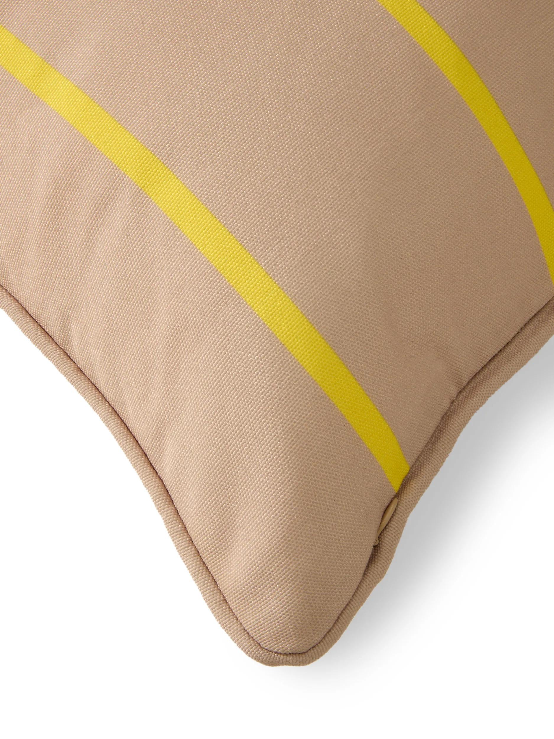 Pernă de interior și exterior Reed – Galben