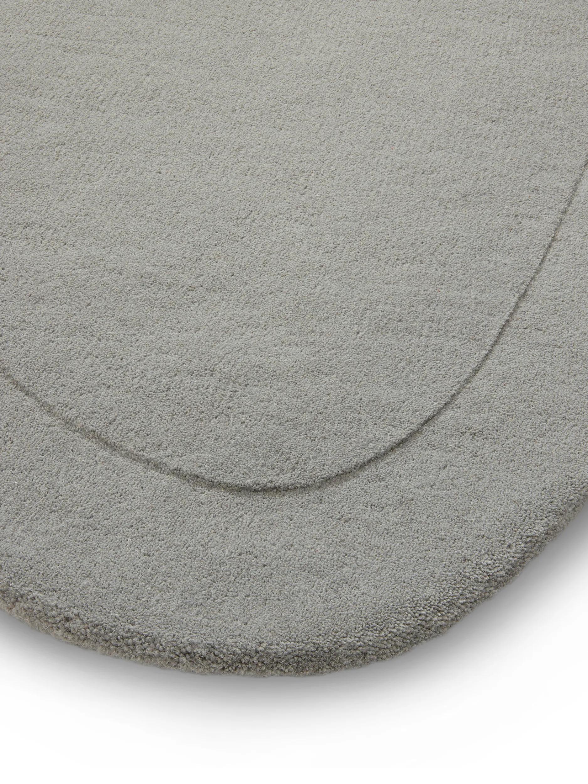Traversă din lână Shape – Gri