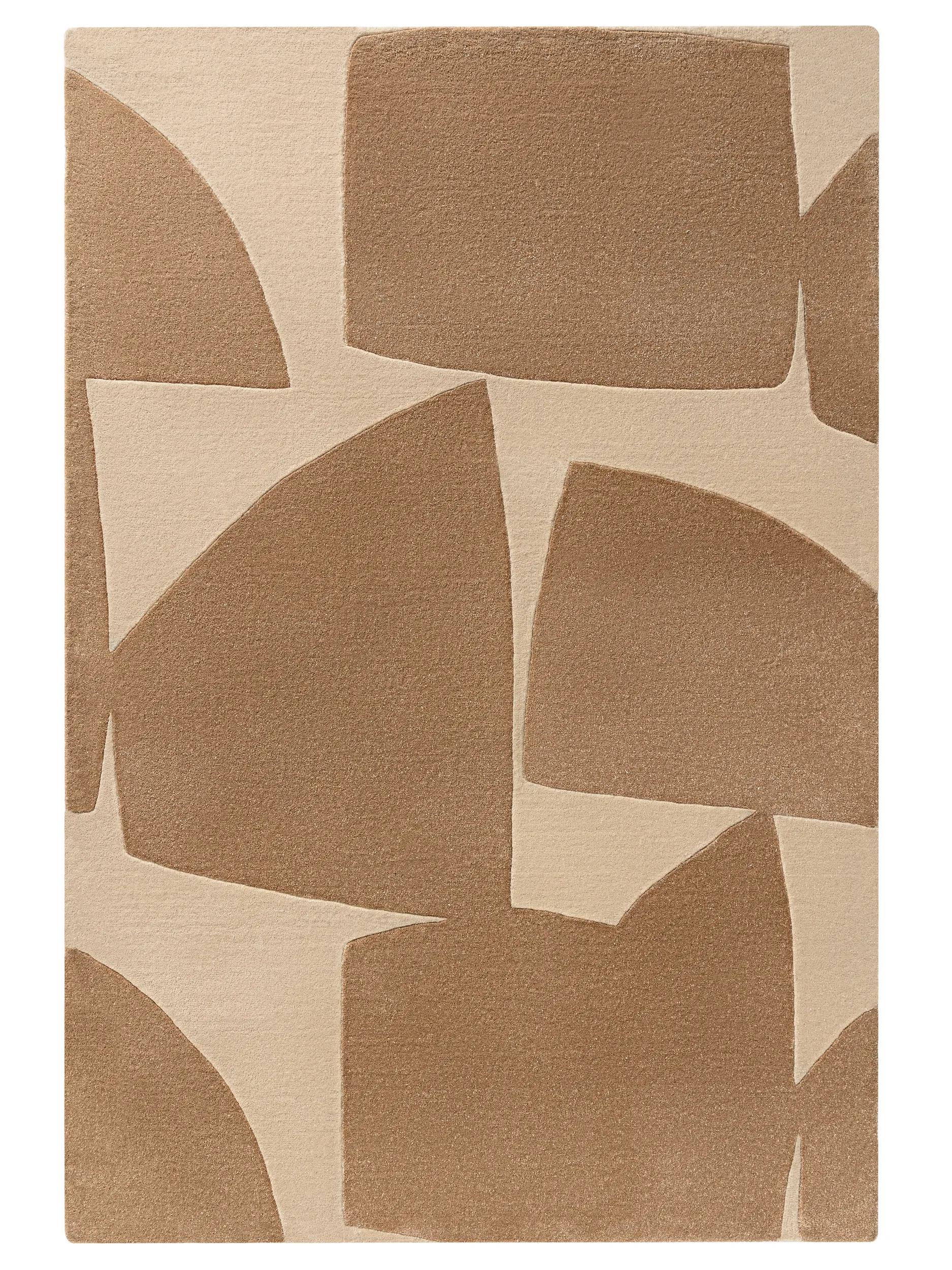 Covor din material reciclat Smilla – Bej